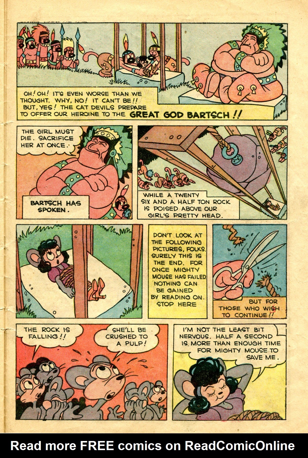 Read online Paul Terry's Mighty Mouse Comics comic -  Issue #12 - 27