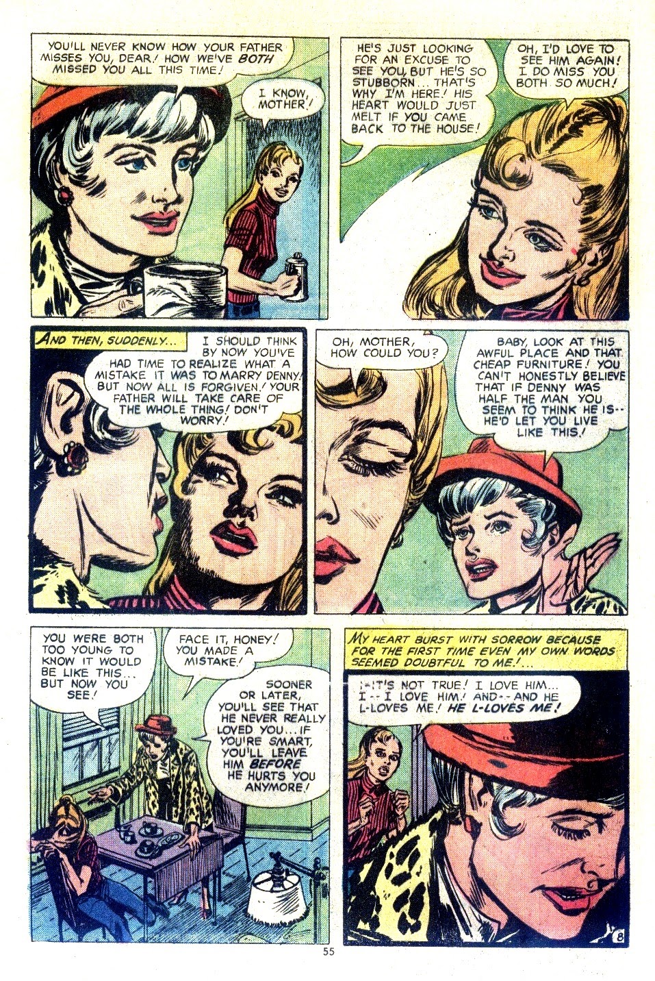 Read online Young Love (1963) comic -  Issue #109 - 55