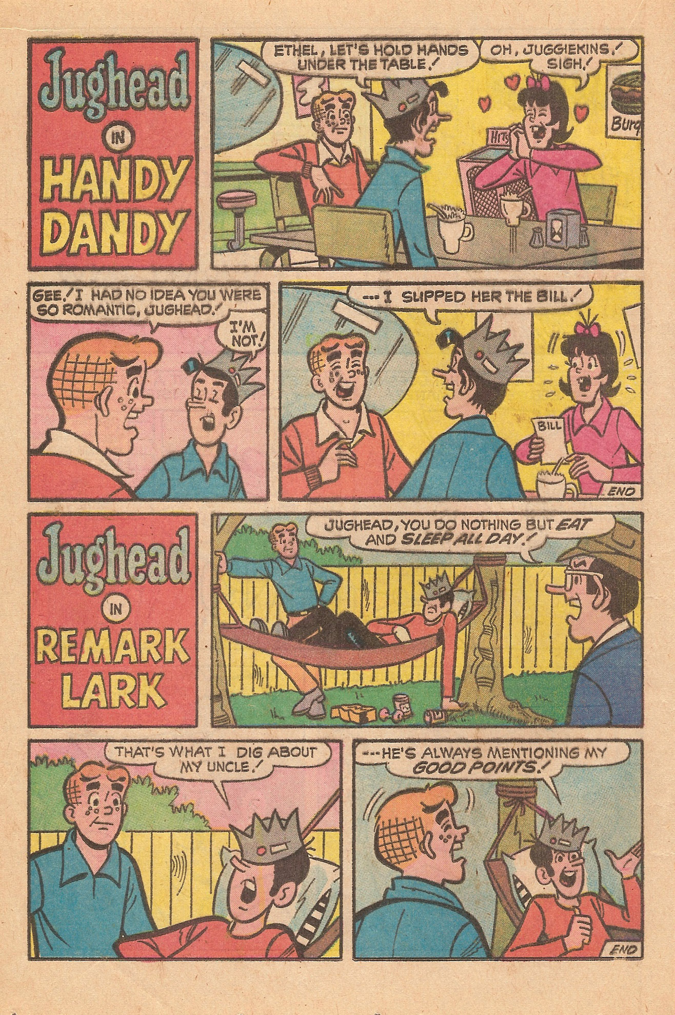 Read online Jughead's Jokes comic -  Issue #35 - 16