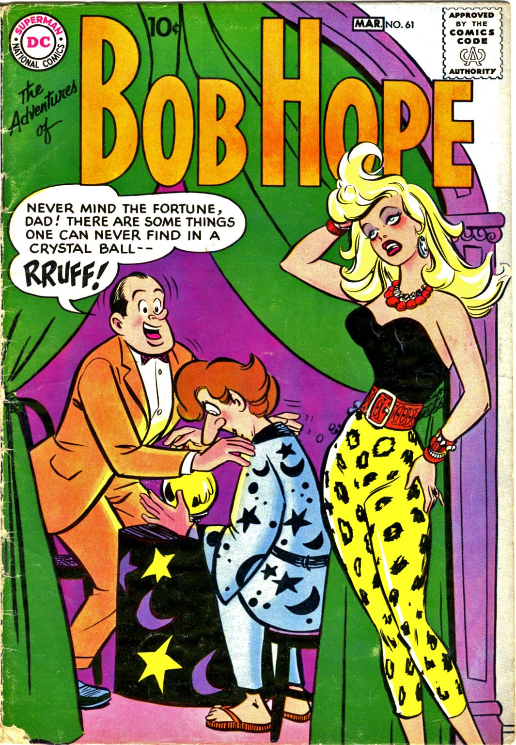 Read online The Adventures of Bob Hope comic -  Issue #61 - 1