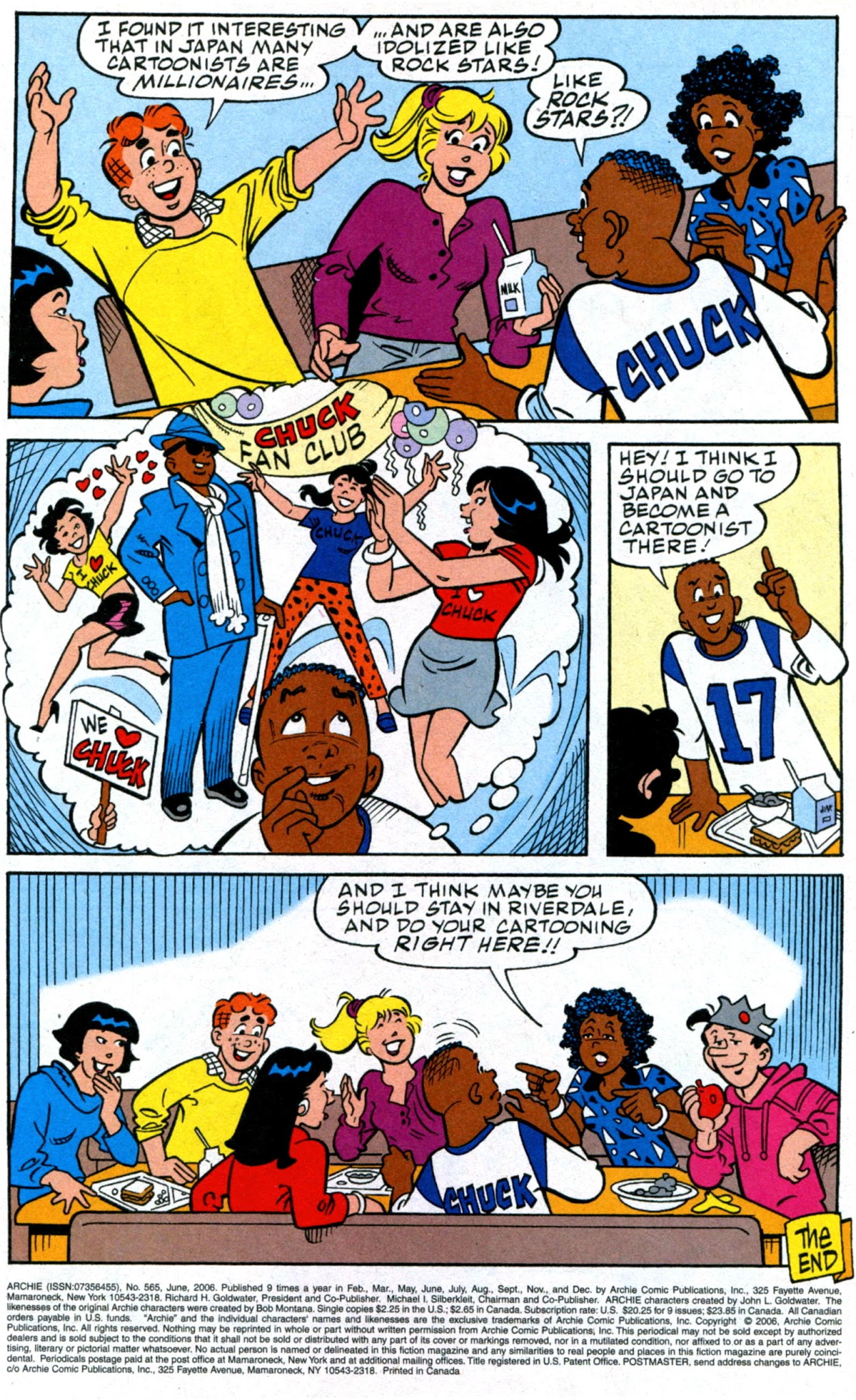 Read online Archie (1960) comic -  Issue #565 - 34