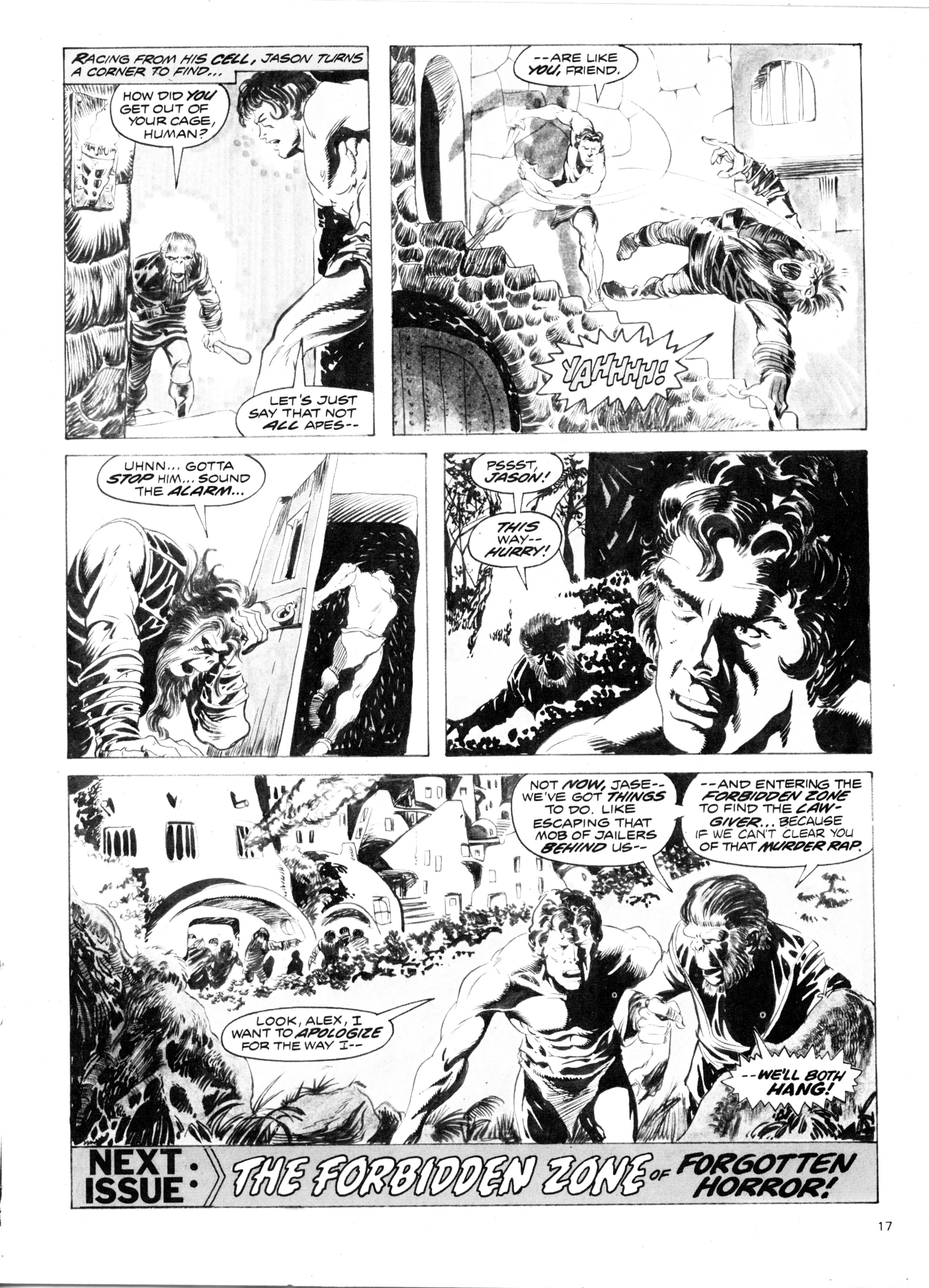 Read online Planet of the Apes (1974) comic -  Issue #13 - 17