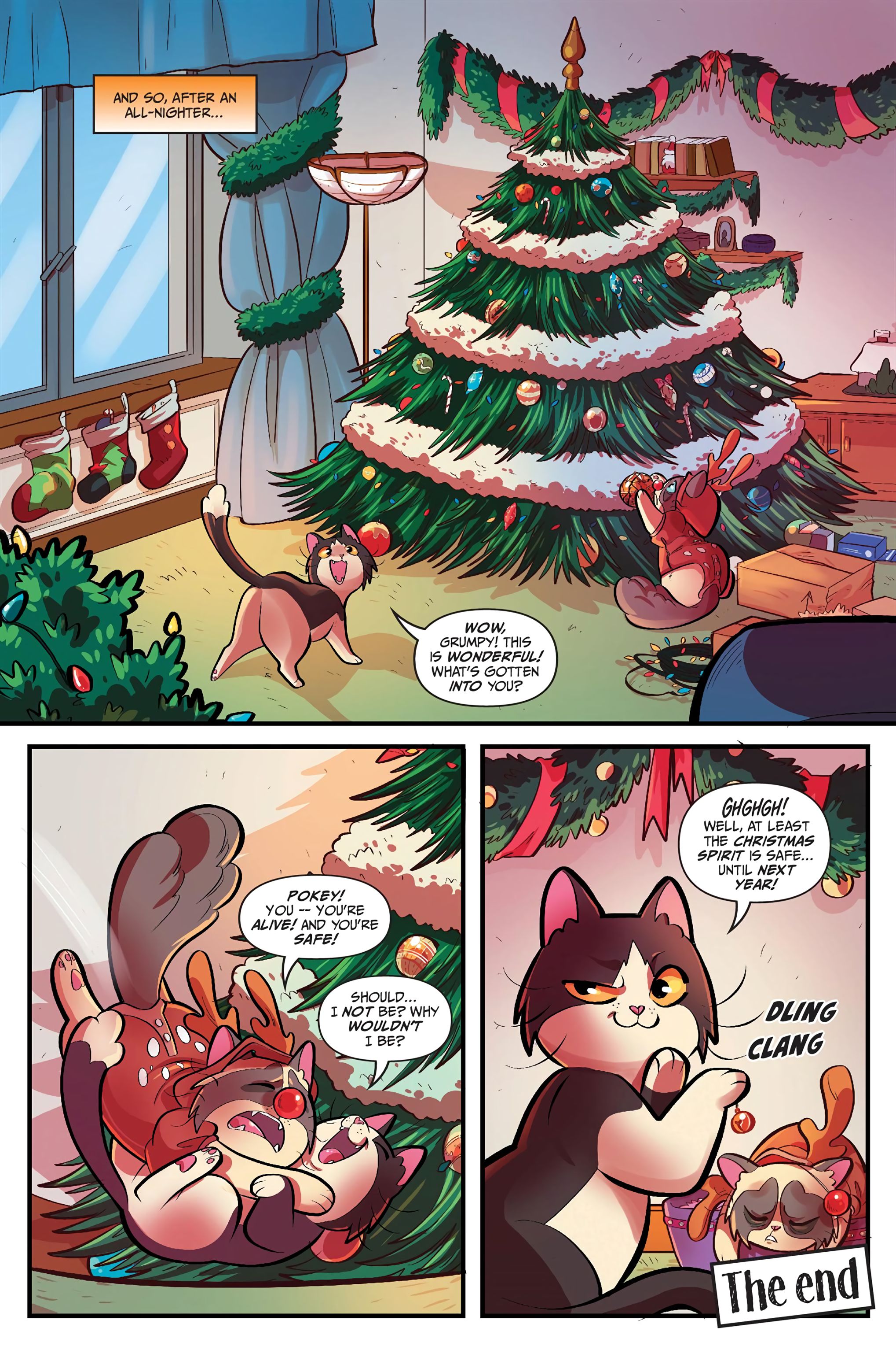 Read online Grumpy Cat: The Grumpus and Other Horrible Holiday Tales comic -  Issue # TPB - 53
