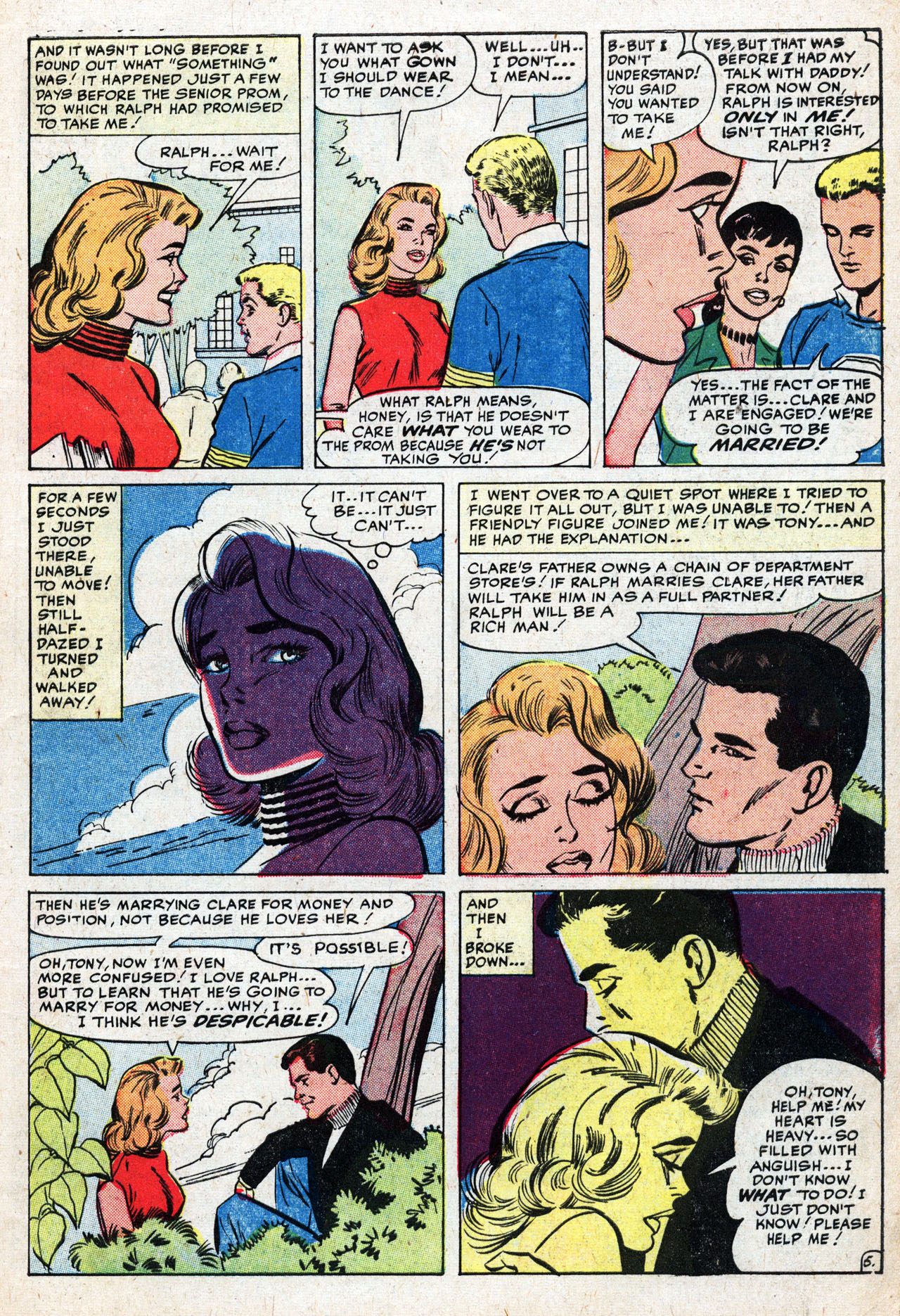 Read online Love Romances comic -  Issue #90 - 7