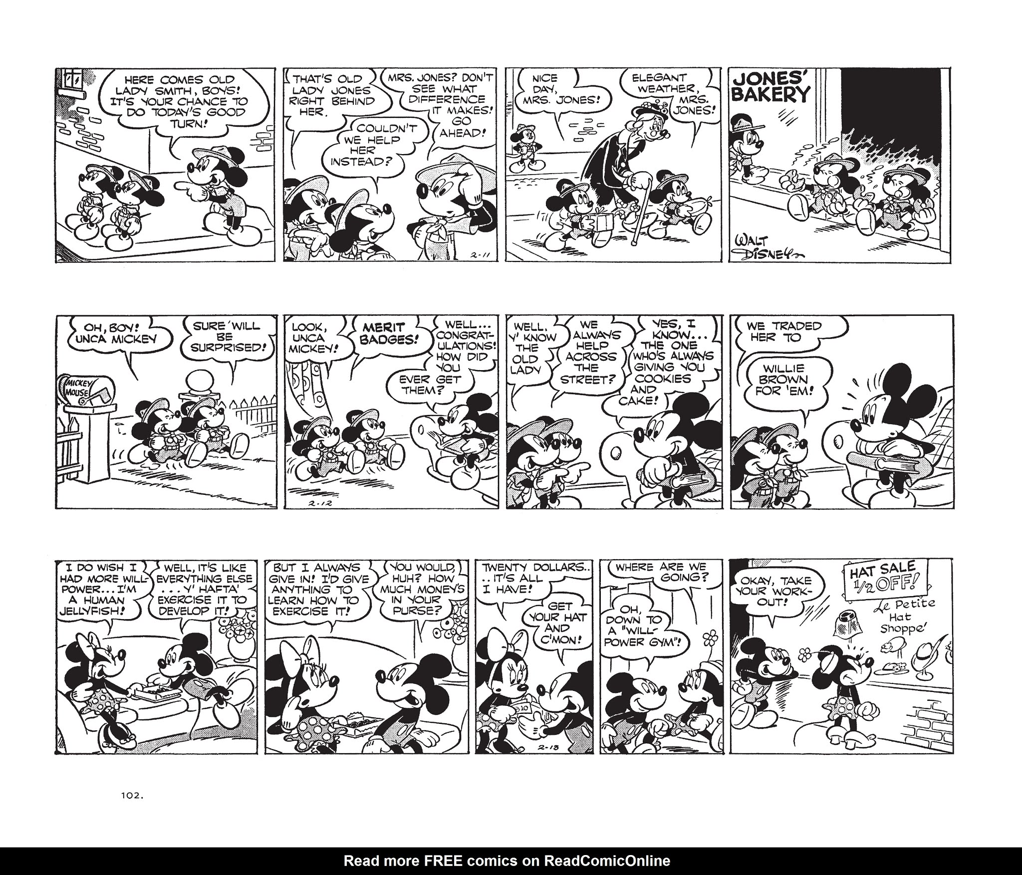 Read online Walt Disney's Mickey Mouse by Floyd Gottfredson comic -  Issue # TPB 7 (Part 2) - 2
