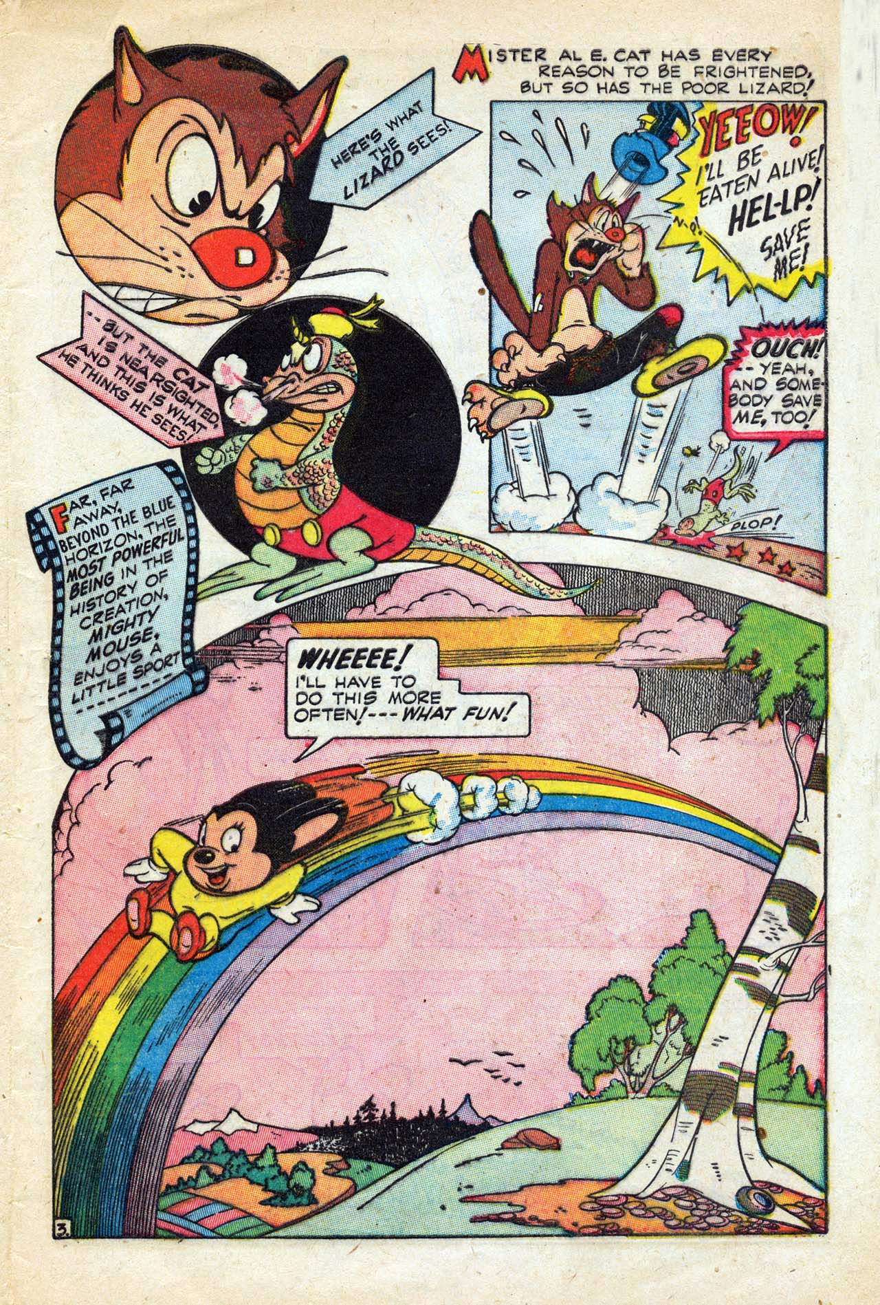 Read online Paul Terry's Mighty Mouse Comics comic -  Issue #2 - 5