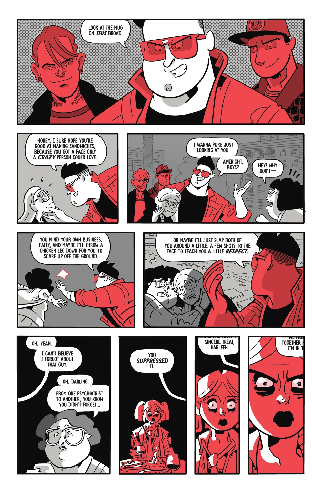 Read online Harley Quinn: Black   White   Redder comic -  Issue #4 - 19