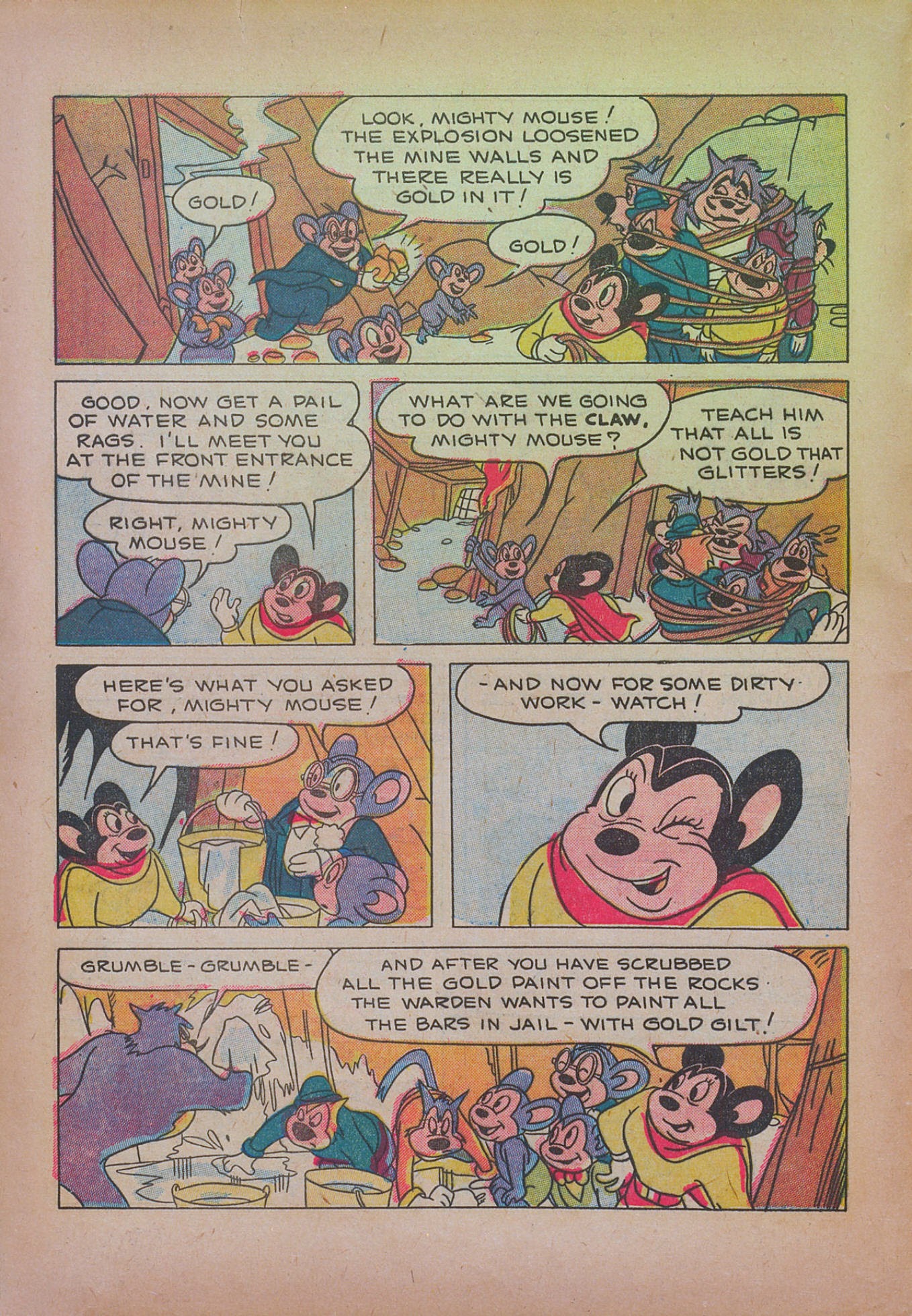 Read online Paul Terry's Mighty Mouse Comics comic -  Issue #34 - 10