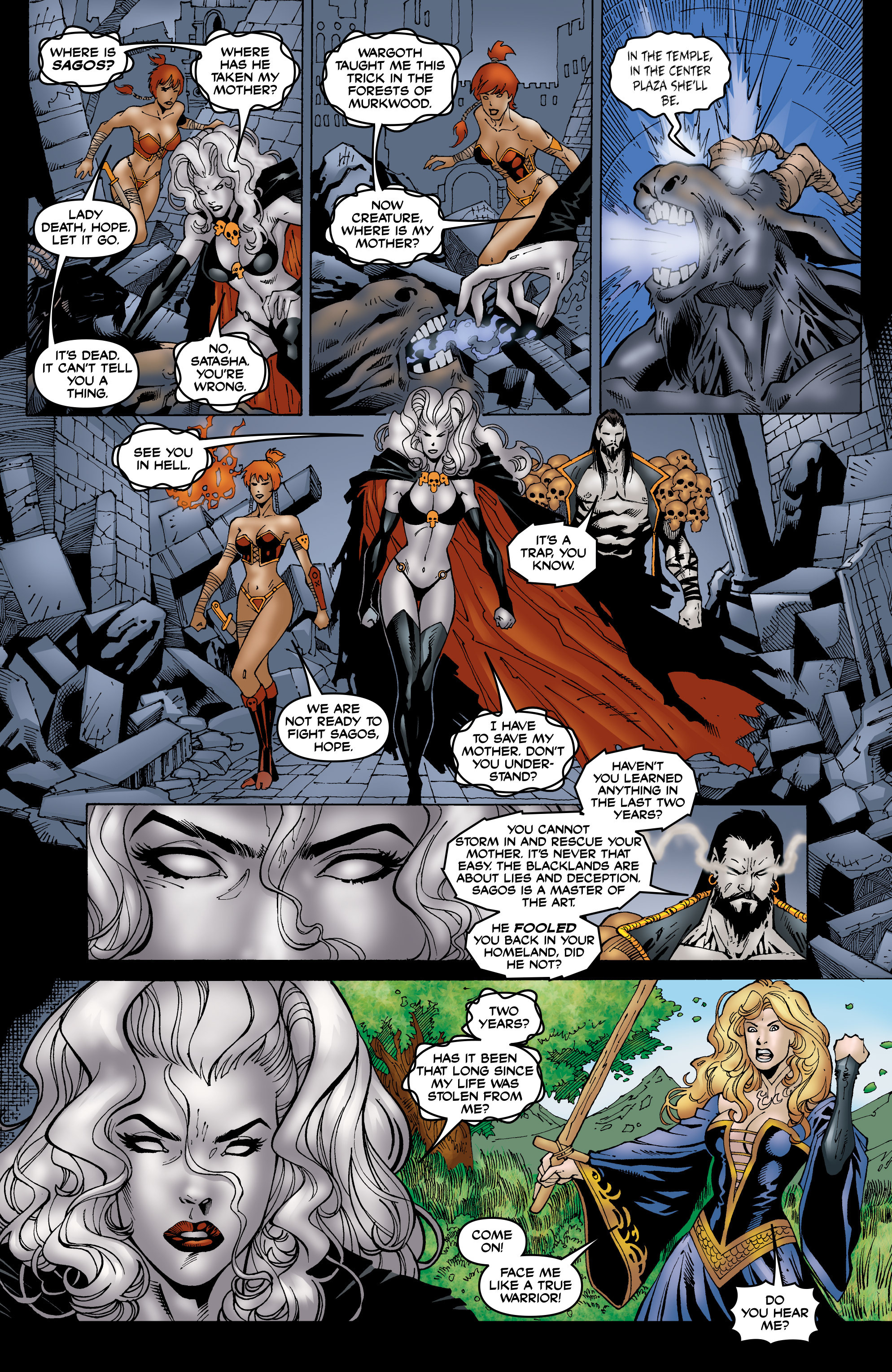 Read online Lady Death Origins comic -  Issue #1 - 16