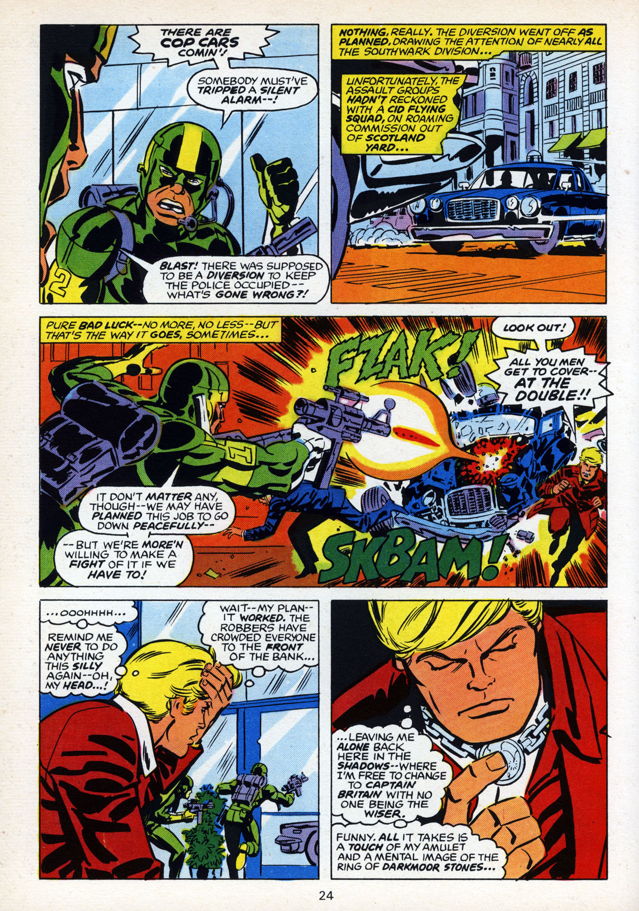 Read online Captain Britain (1976) comic -  Issue # _Annual - 23