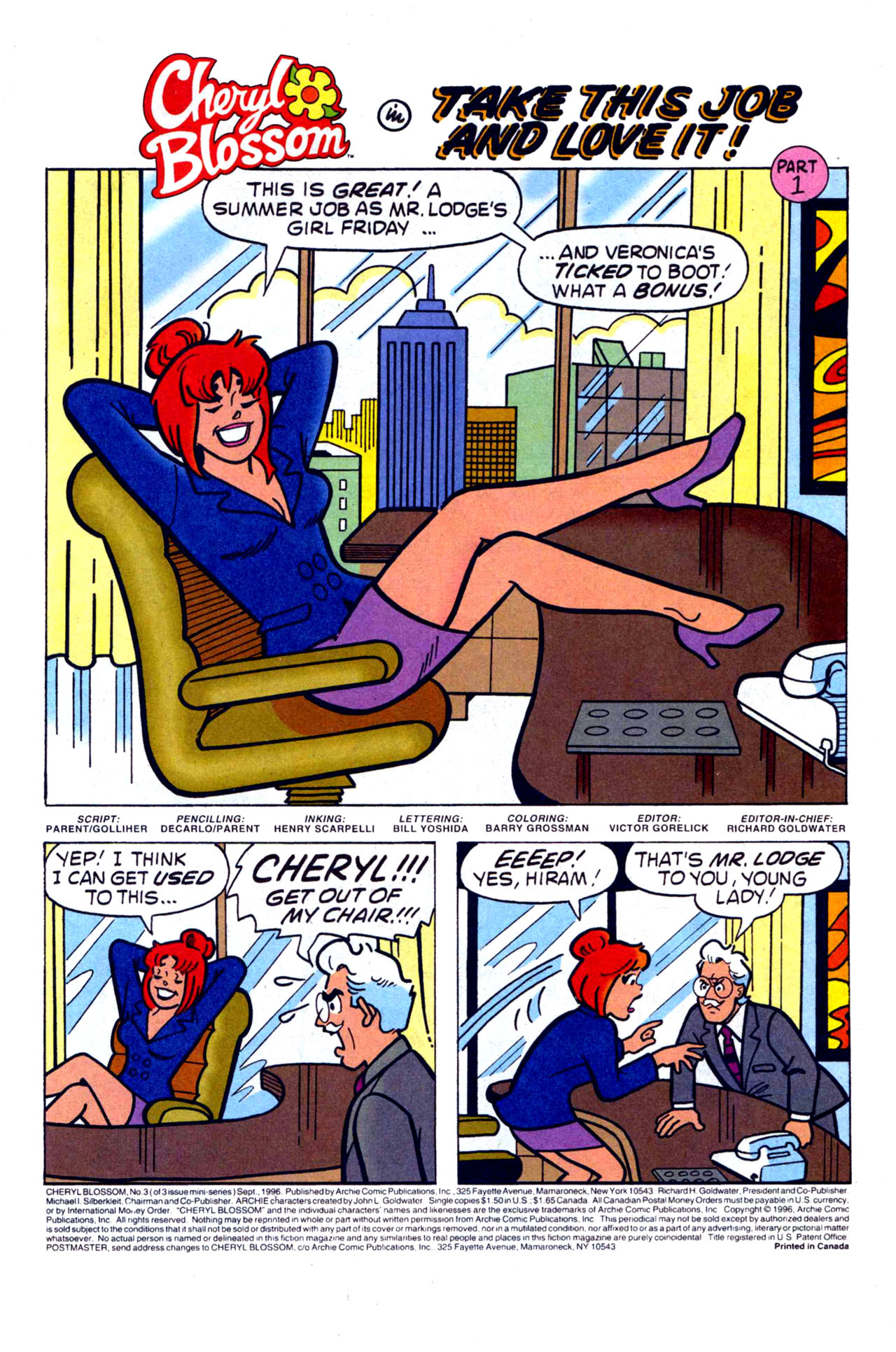 Read online Cheryl Blossom (1996) comic -  Issue #3 - 3