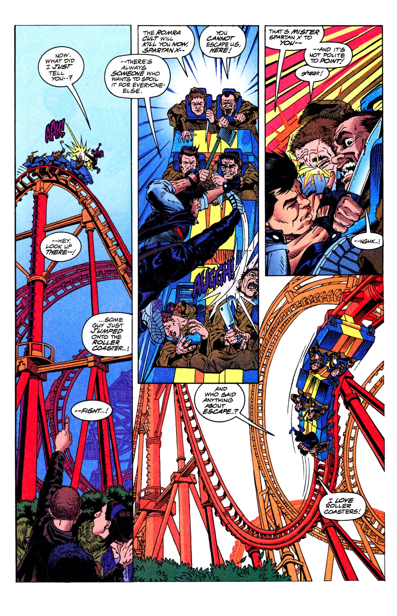 Read online Jackie Chan's Spartan X: The Armour of Heaven comic -  Issue #1 - 4