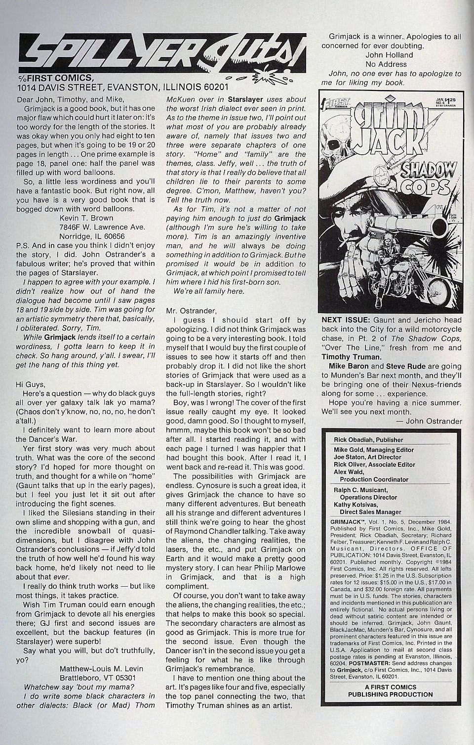 Read online Grimjack comic -  Issue #5 - 30