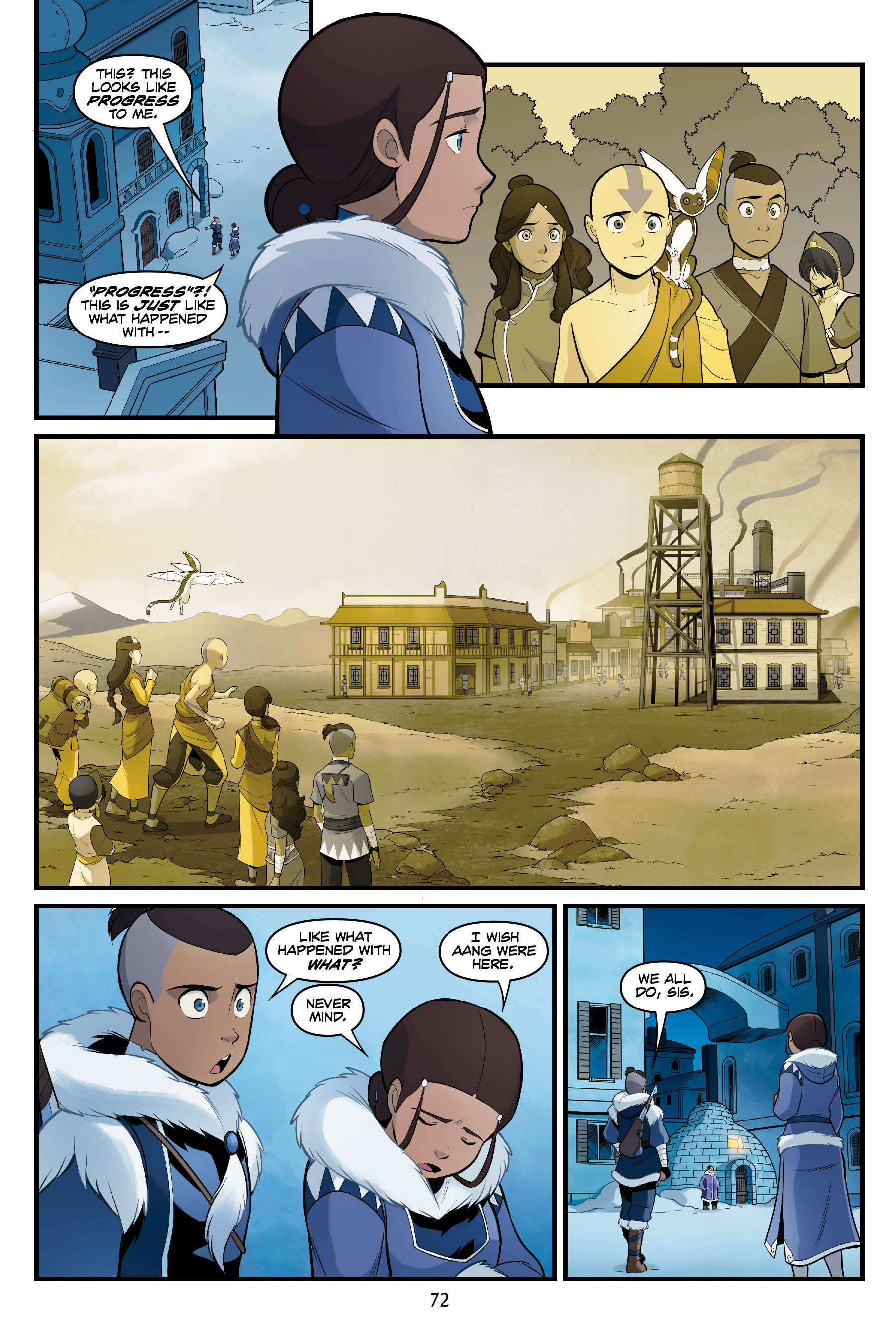 Read online Nickelodeon Avatar: The Last Airbender - North and South comic -  Issue #1 - 71
