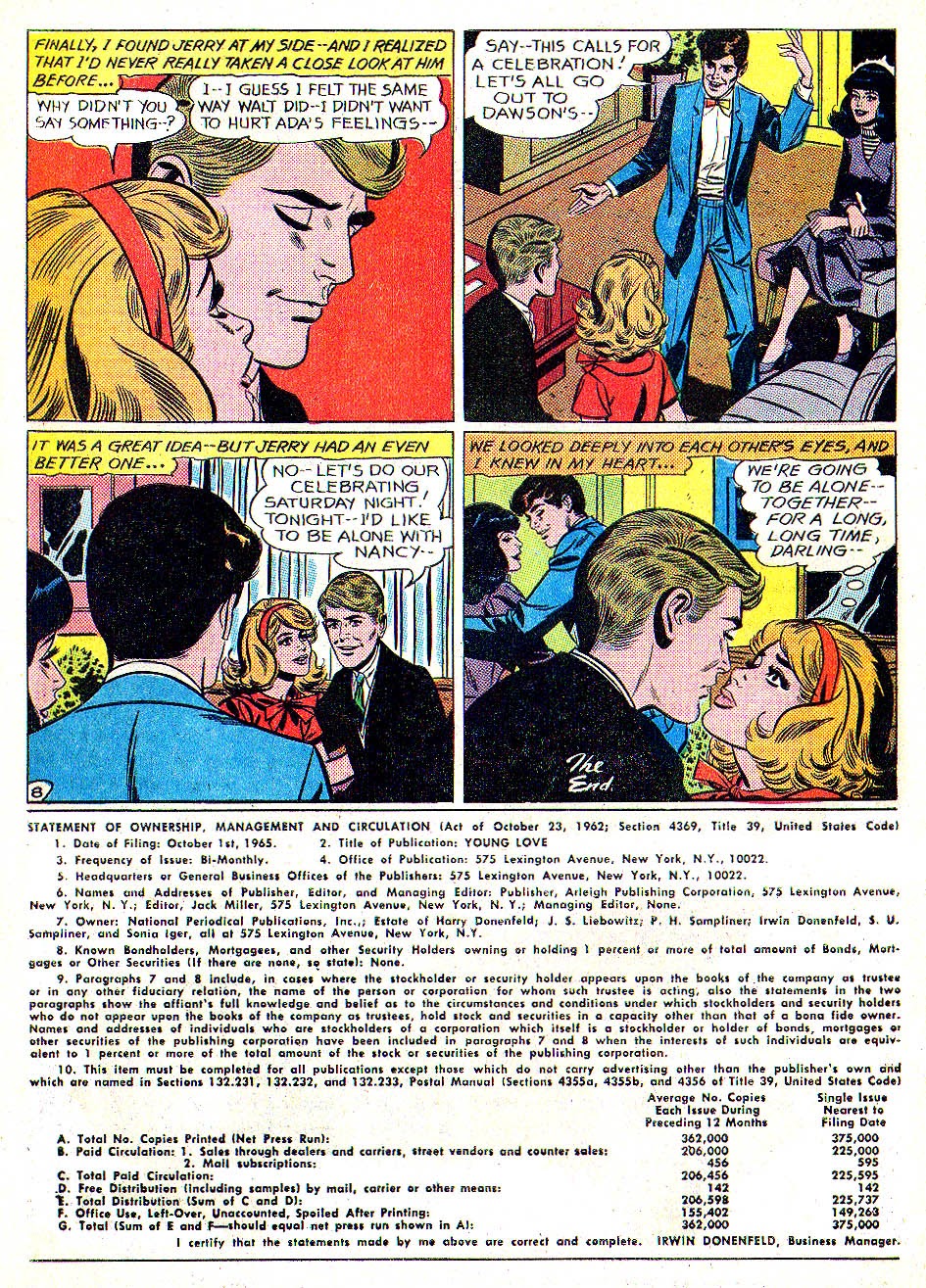 Read online Young Love (1963) comic -  Issue #54 - 10