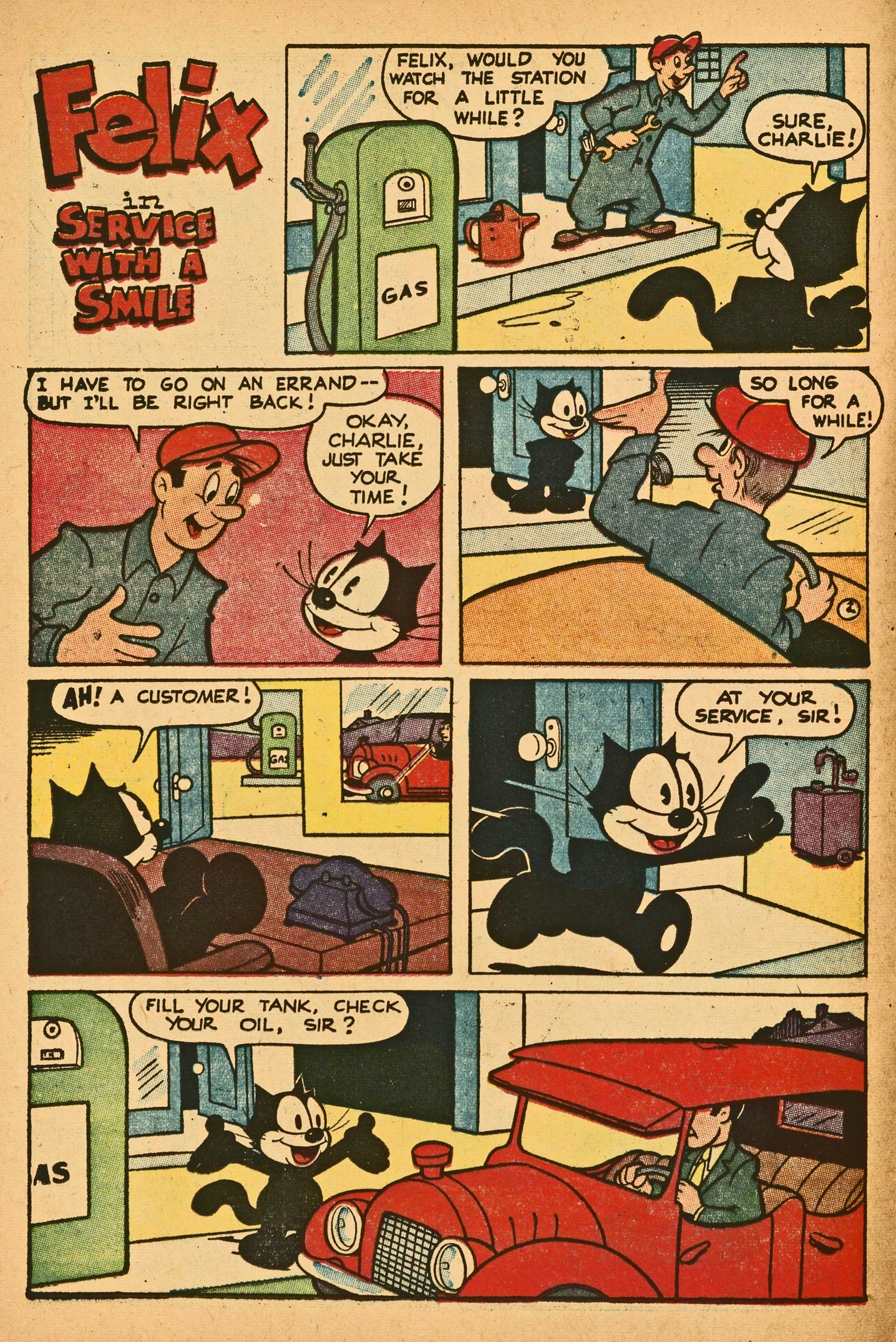 Read online Felix the Cat (1951) comic -  Issue #42 - 12