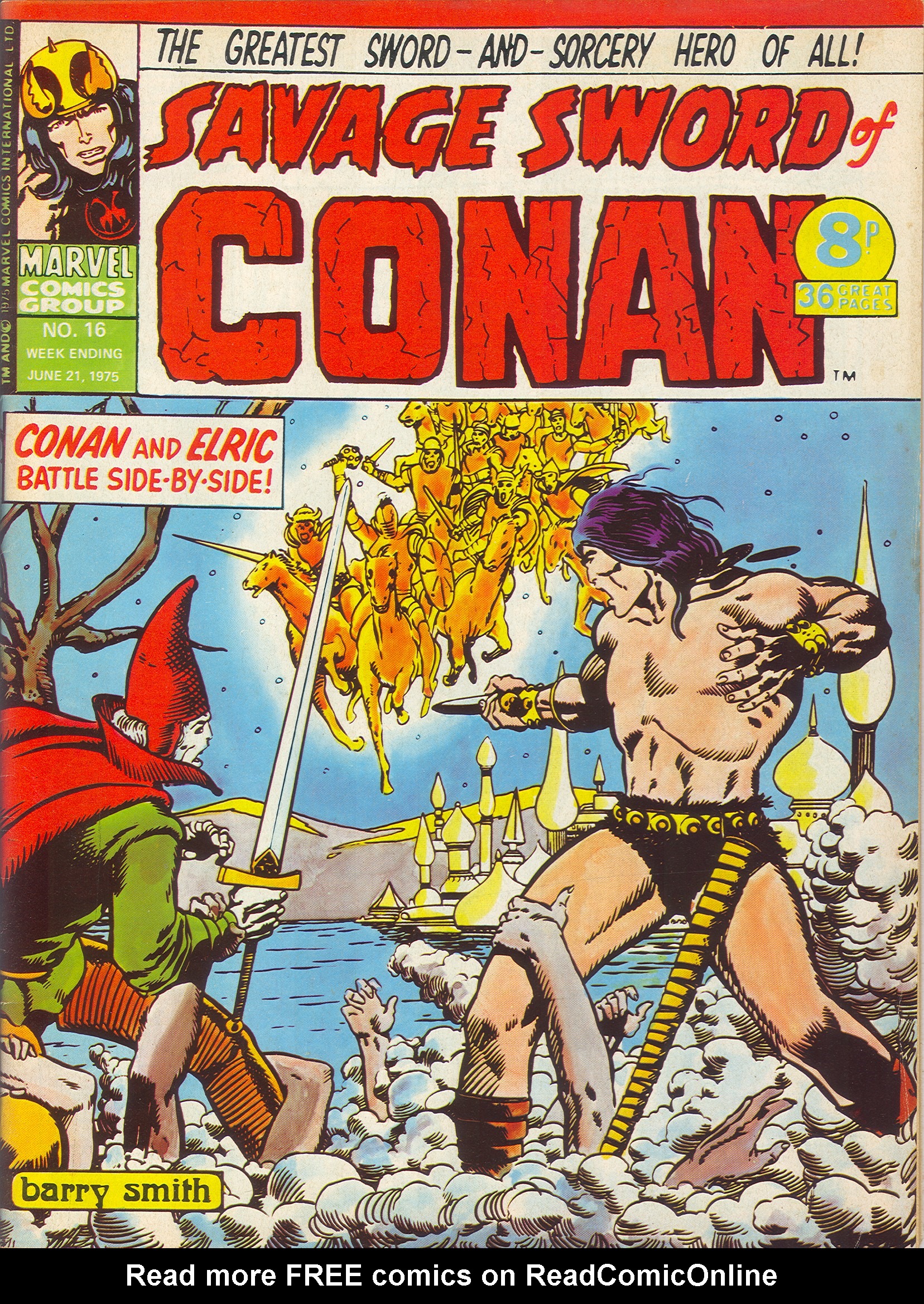 Read online The Savage Sword of Conan (1975) comic -  Issue #16 - 1