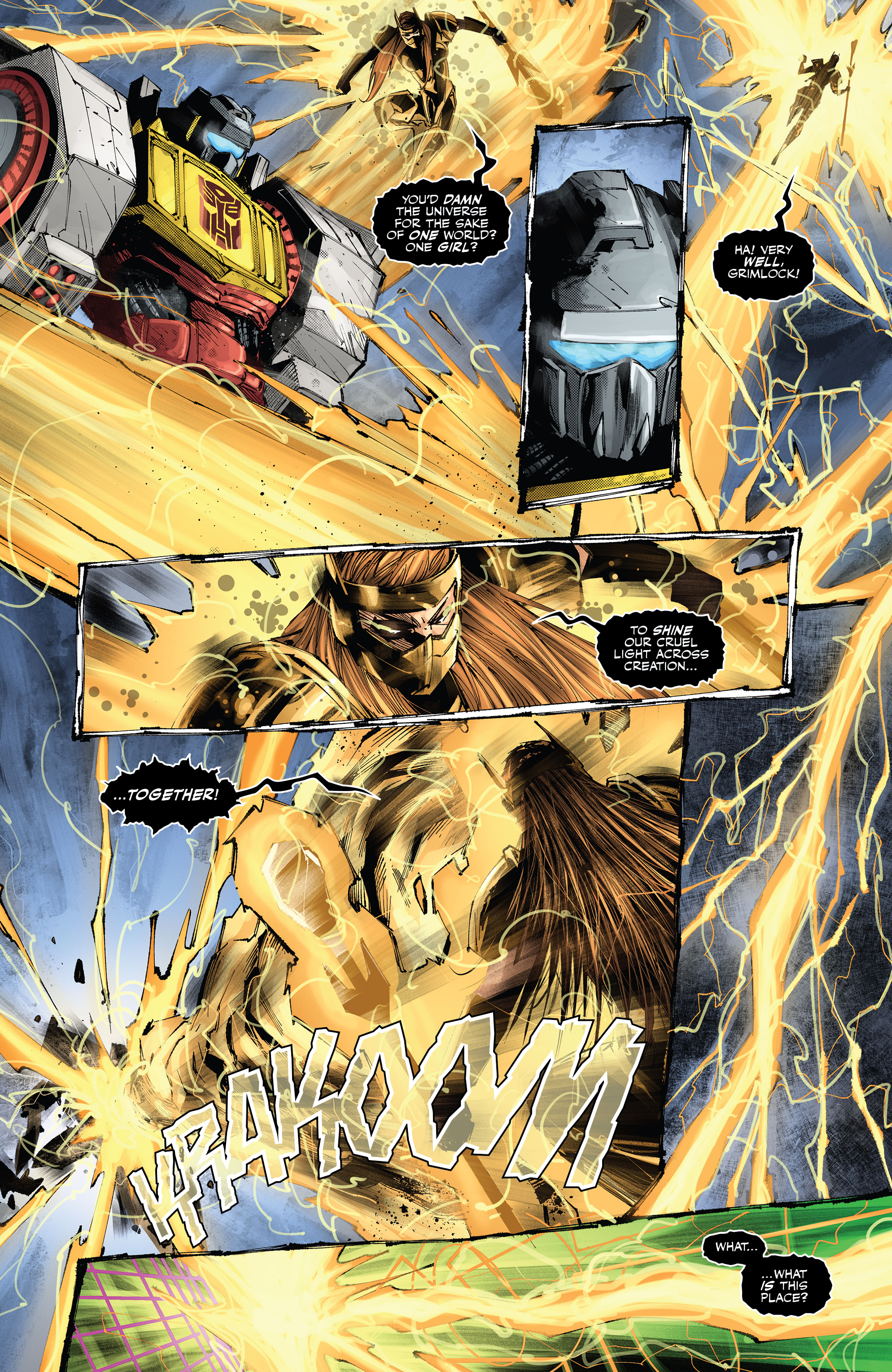 Read online Transformers: King Grimlock comic -  Issue #5 - 9
