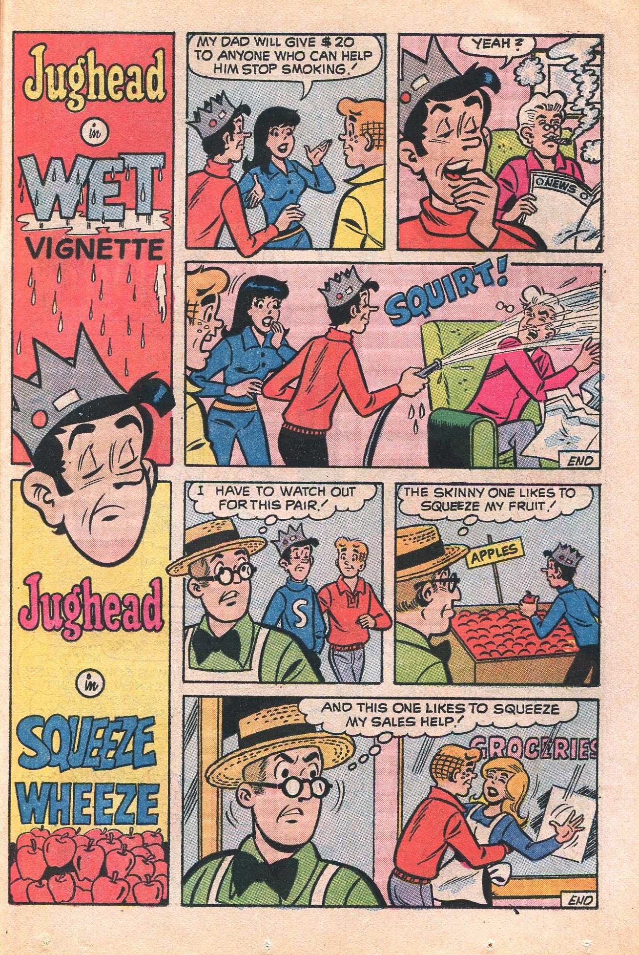 Read online Jughead's Jokes comic -  Issue #37 - 39