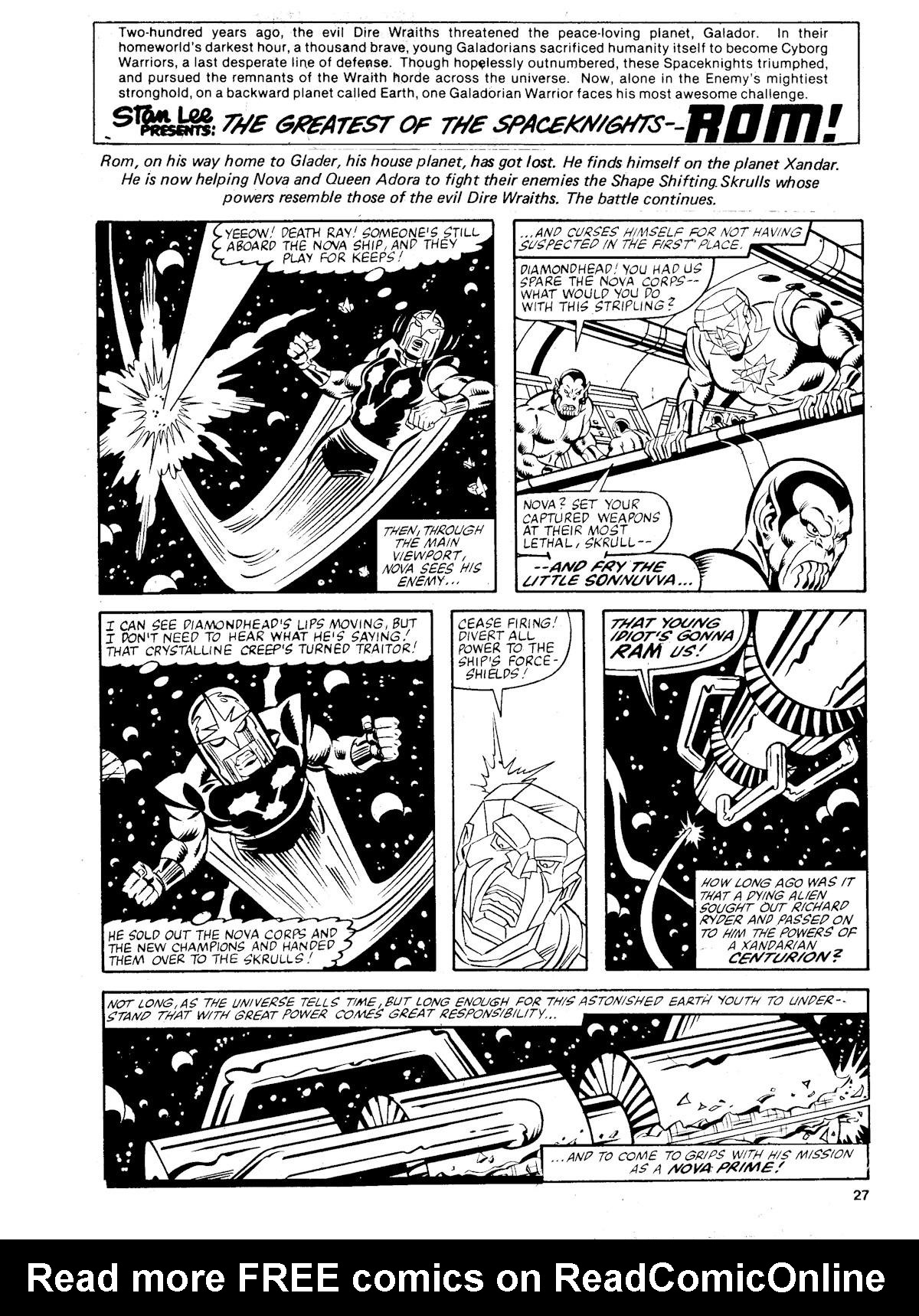 Read online Star Wars Weekly comic -  Issue #164 - 27