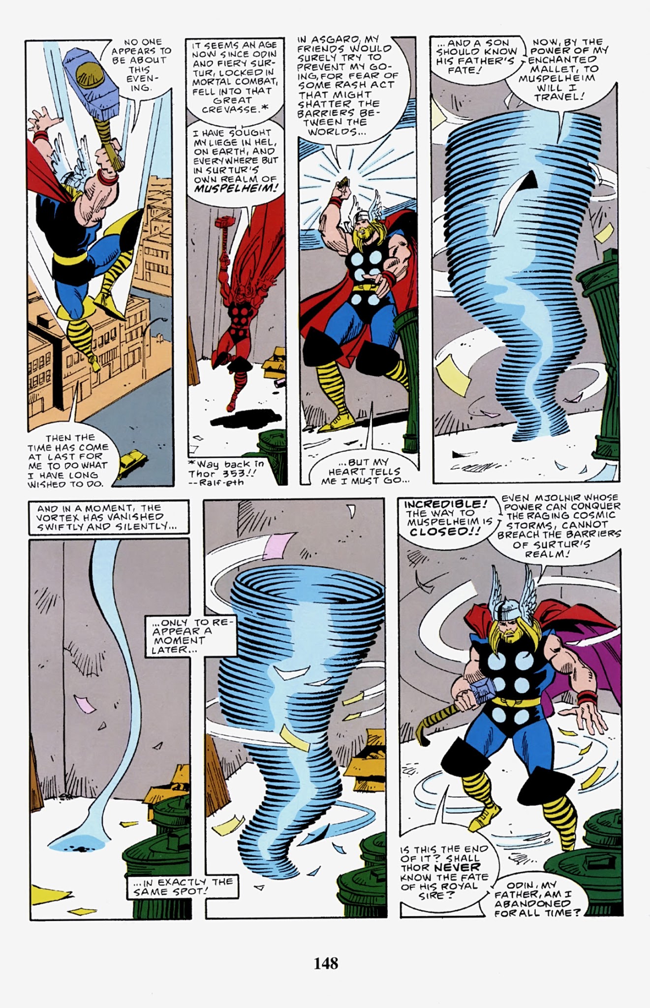 Read online Thor Visionaries: Walter Simonson comic -  Issue # TPB 4 - 149