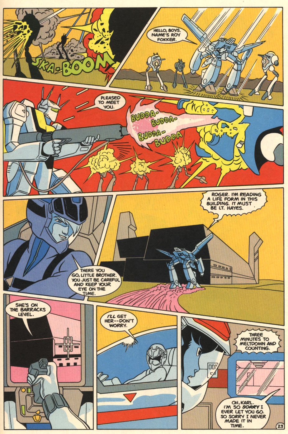 Read online Robotech The Macross Saga comic -  Issue #7 - 25