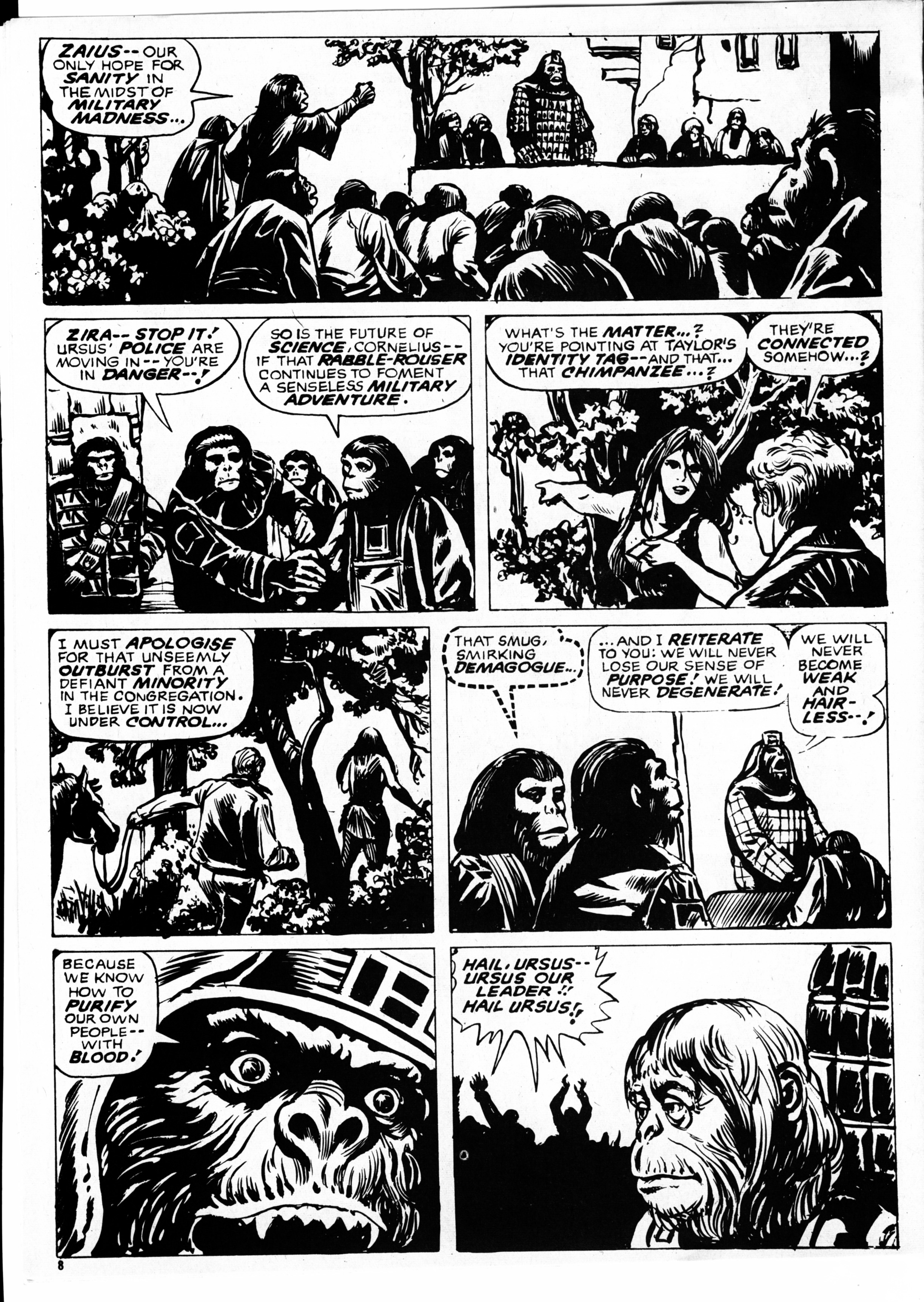 Read online Planet of the Apes (1974) comic -  Issue #36 - 8
