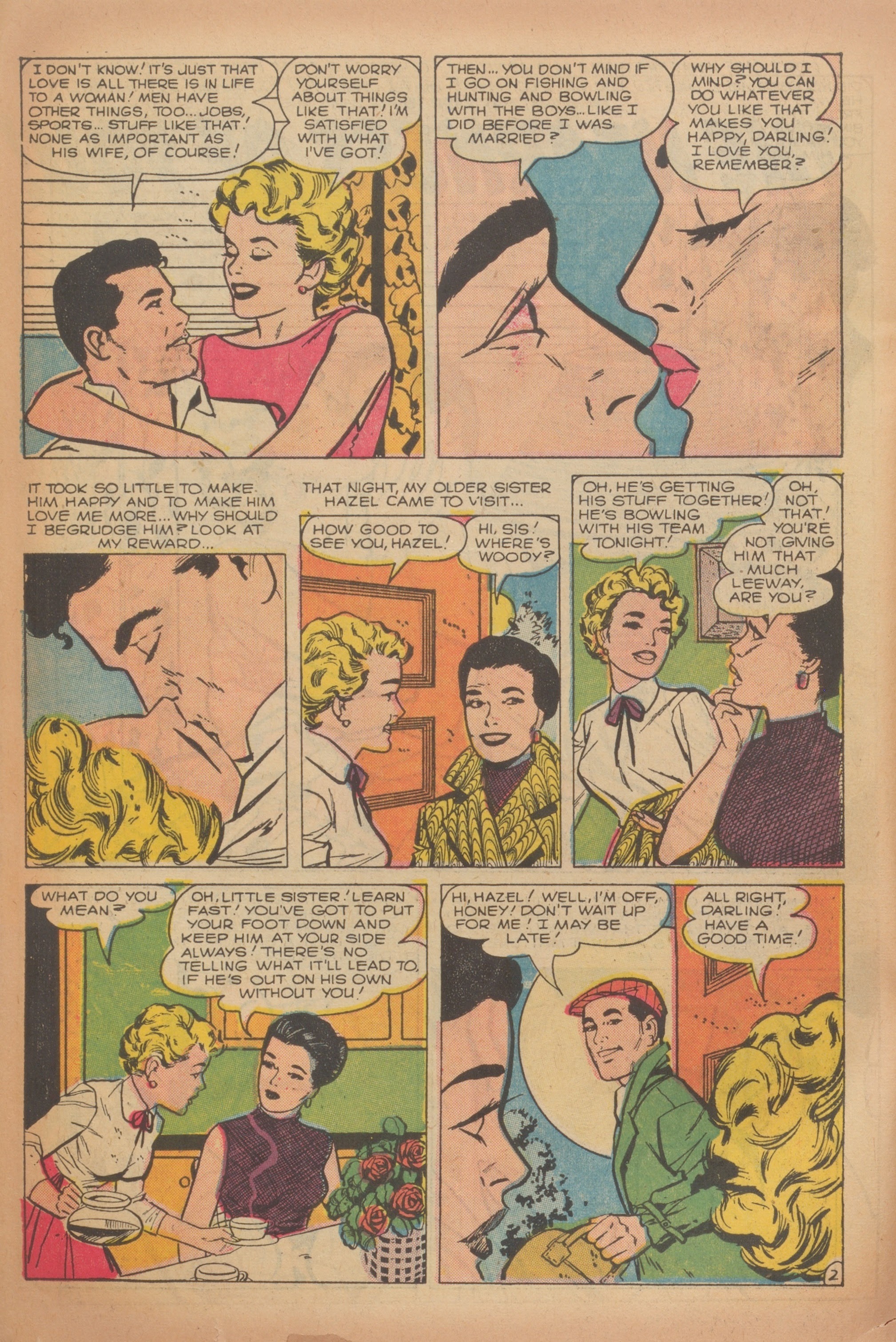 Read online Love Romances comic -  Issue #61 - 22