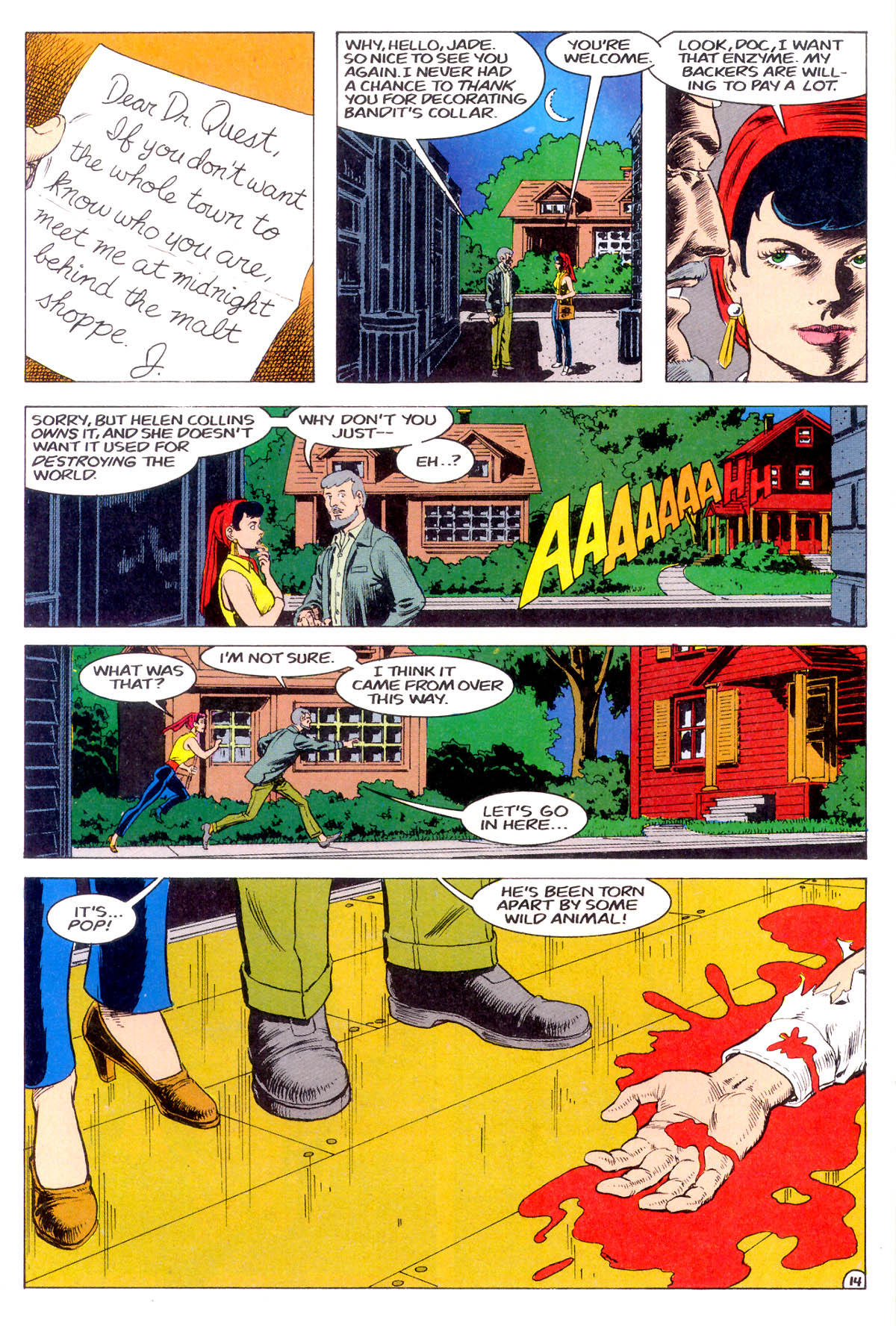 Read online Jonny Quest comic -  Issue #9 - 17