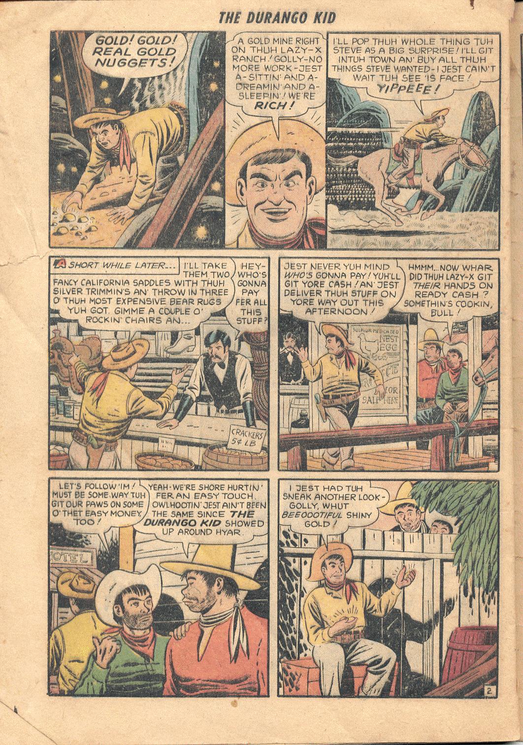 Read online Charles Starrett as The Durango Kid comic -  Issue #20 - 30