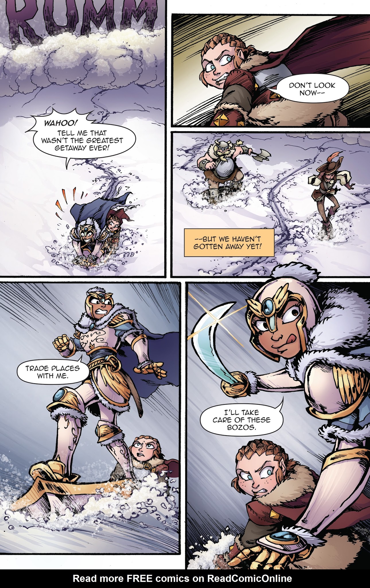 Read online Princeless: Make Yourself (2017) comic -  Issue #1 - 12