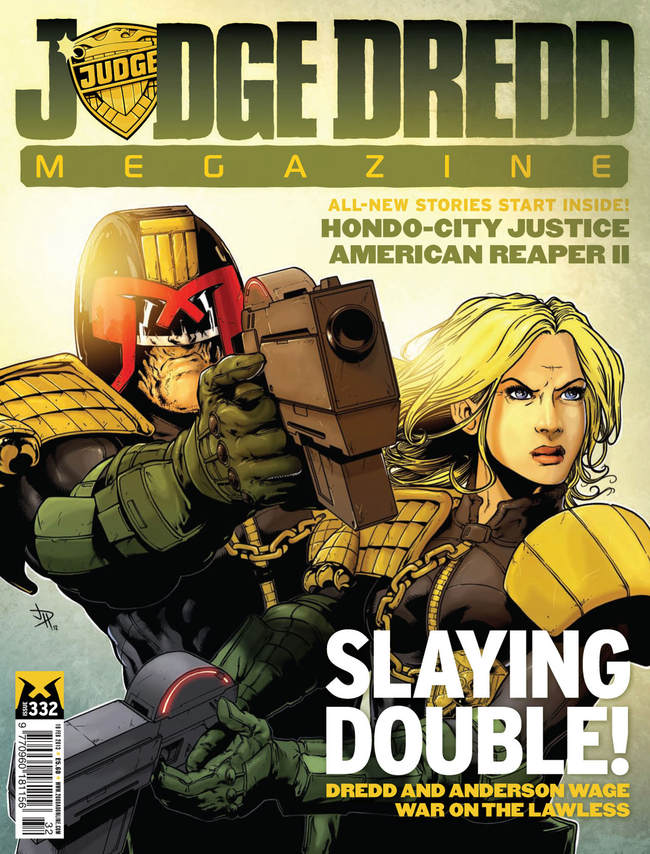 Read online Judge Dredd Megazine (Vol. 5) comic -  Issue #332 - 1