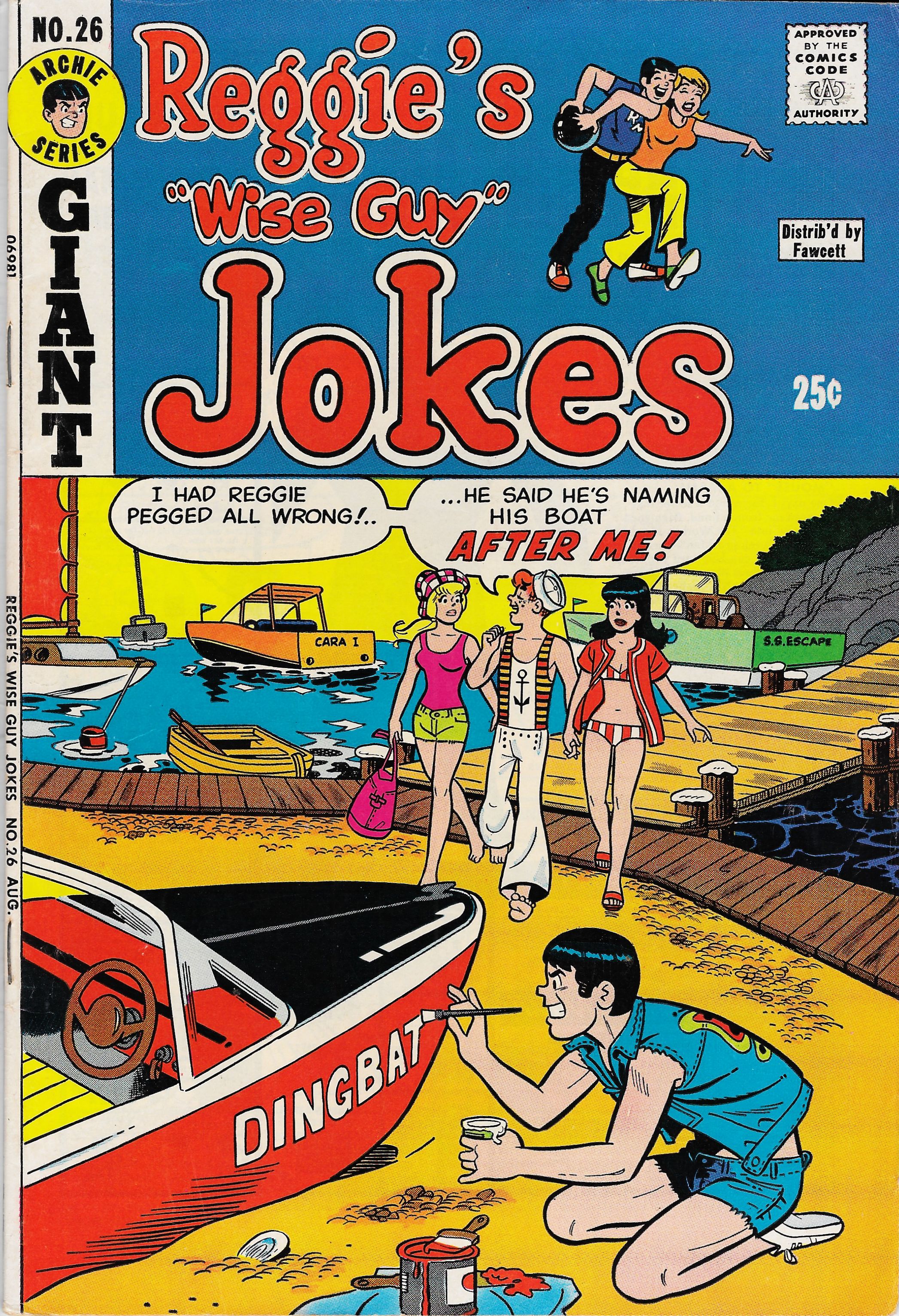 Read online Reggie's Wise Guy Jokes comic -  Issue #26 - 1