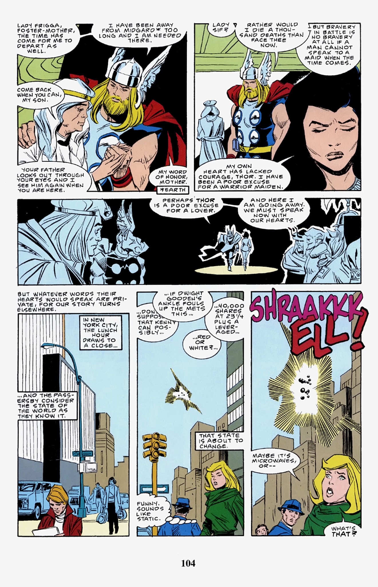 Read online Thor Visionaries: Walter Simonson comic -  Issue # TPB 4 - 105