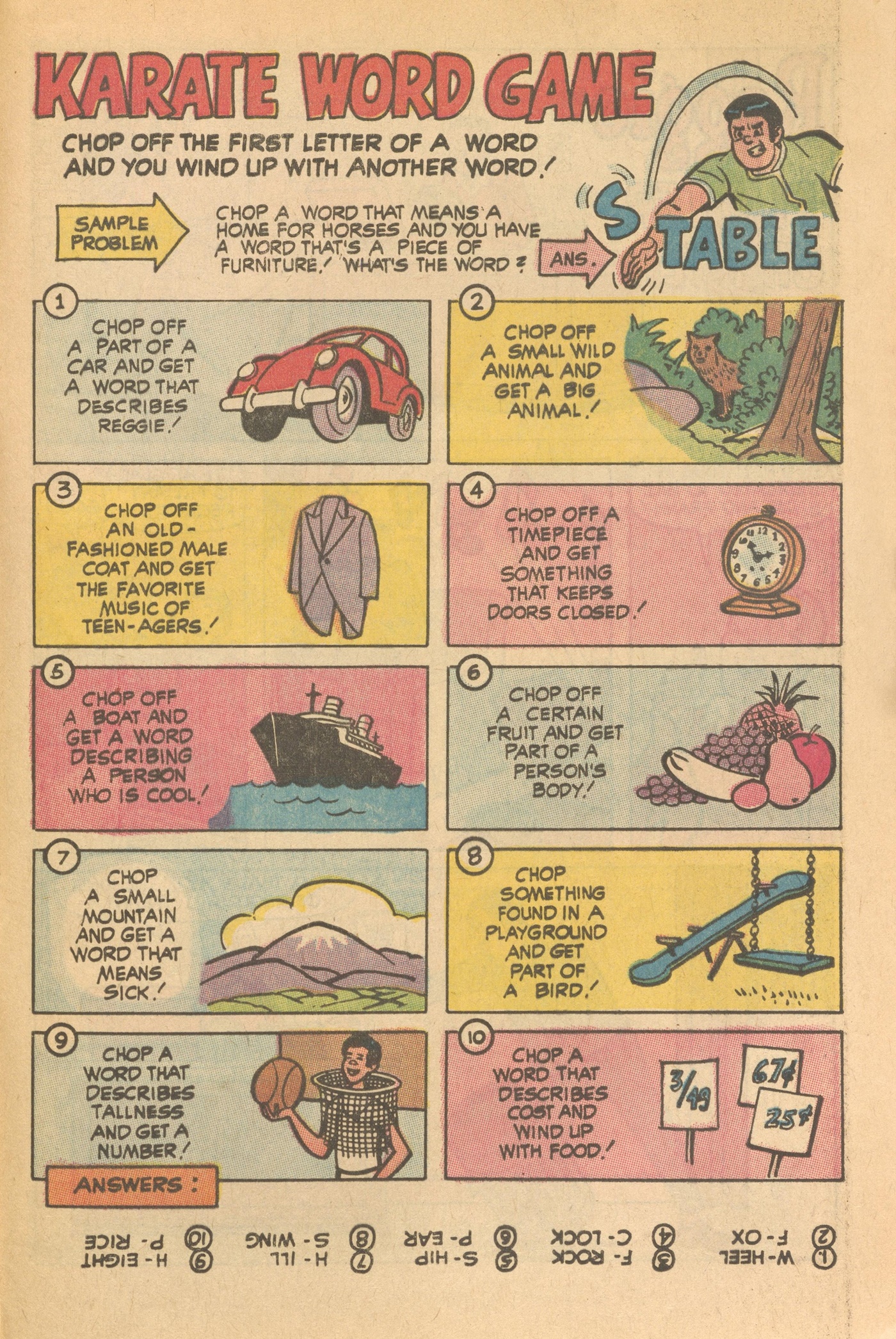 Read online Reggie's Wise Guy Jokes comic -  Issue #18 - 44