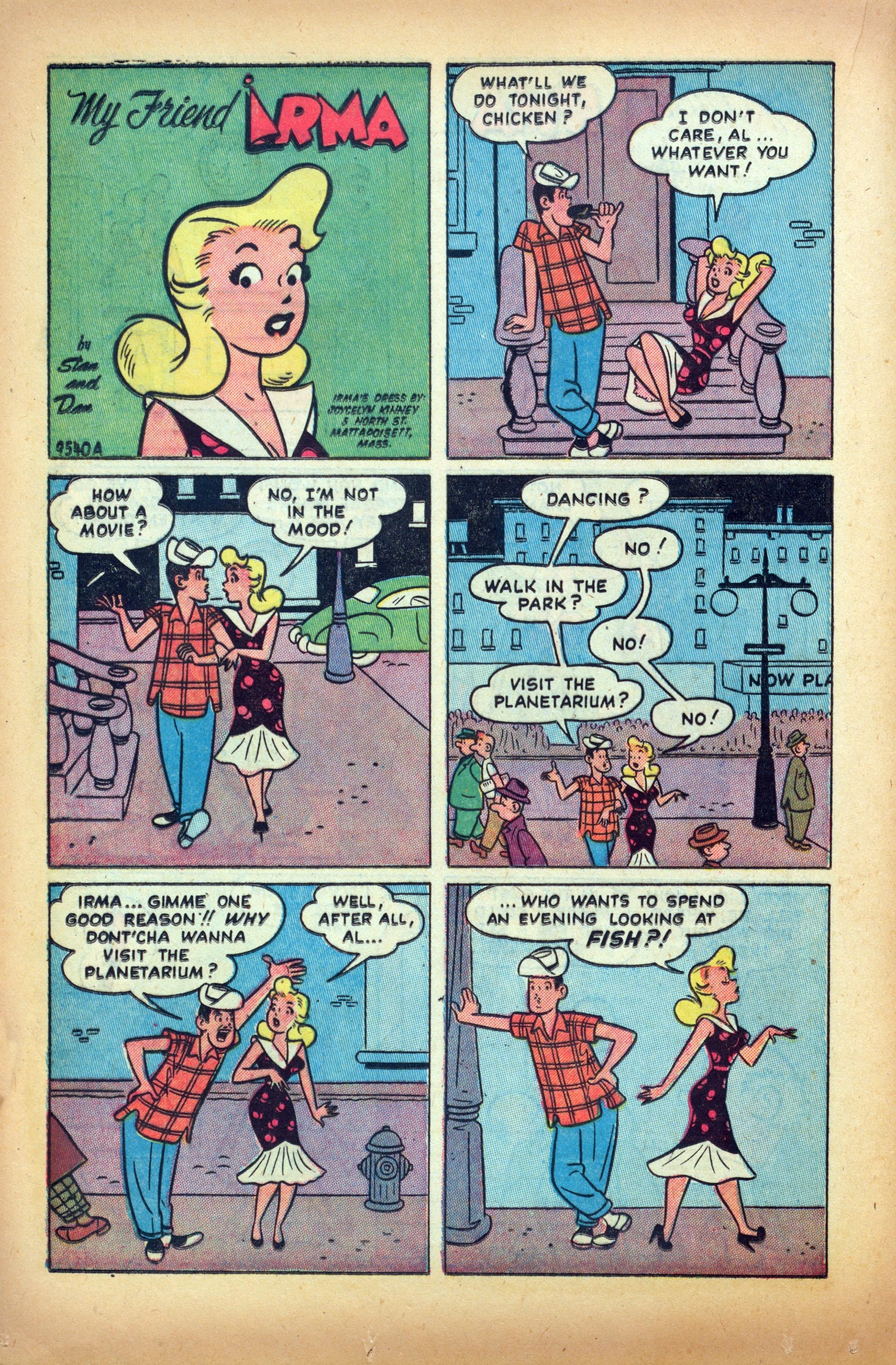 Read online My Friend Irma comic -  Issue #16 - 16