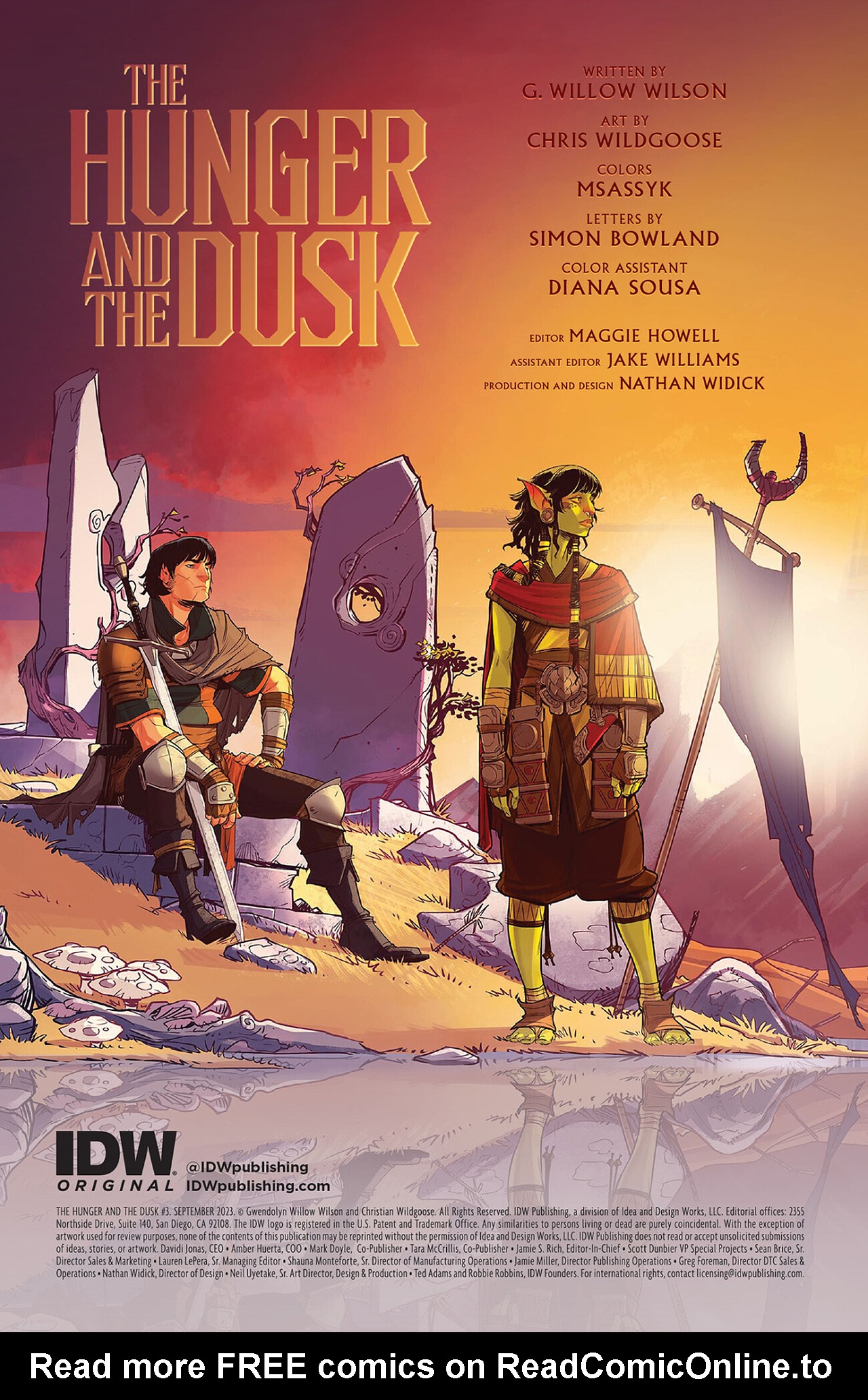 Read online The Hunger and the Dusk comic -  Issue #3 - 2