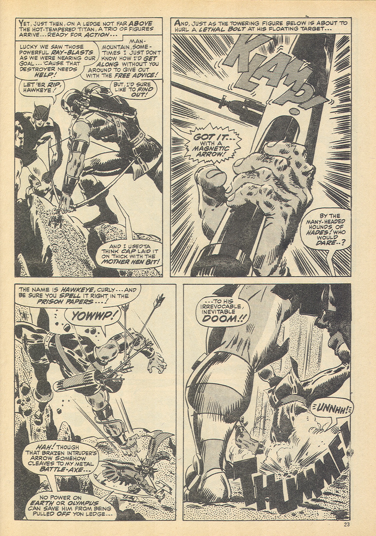 Read online The Avengers (1973) comic -  Issue #66 - 23