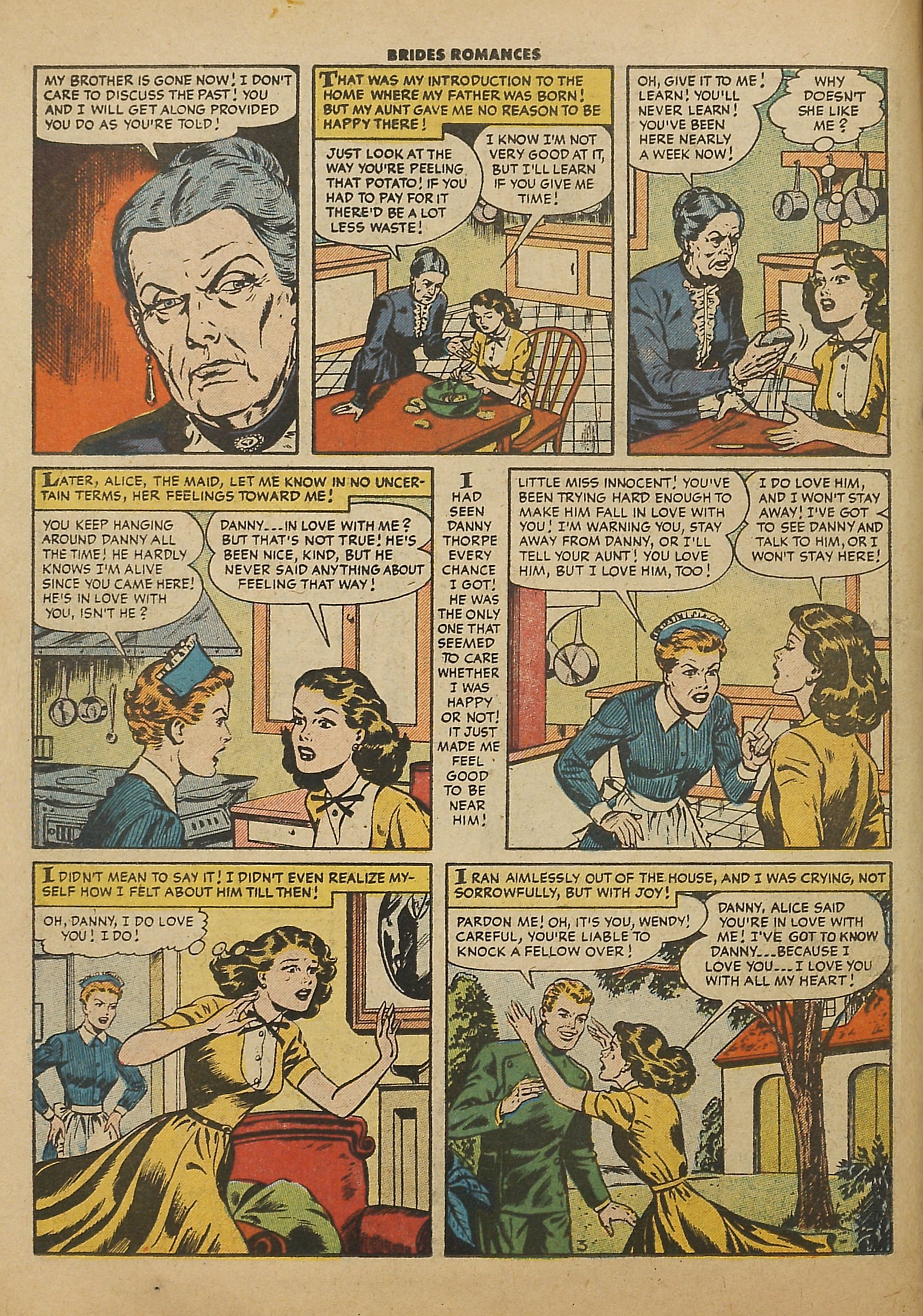 Read online Brides Romances comic -  Issue #13 - 14