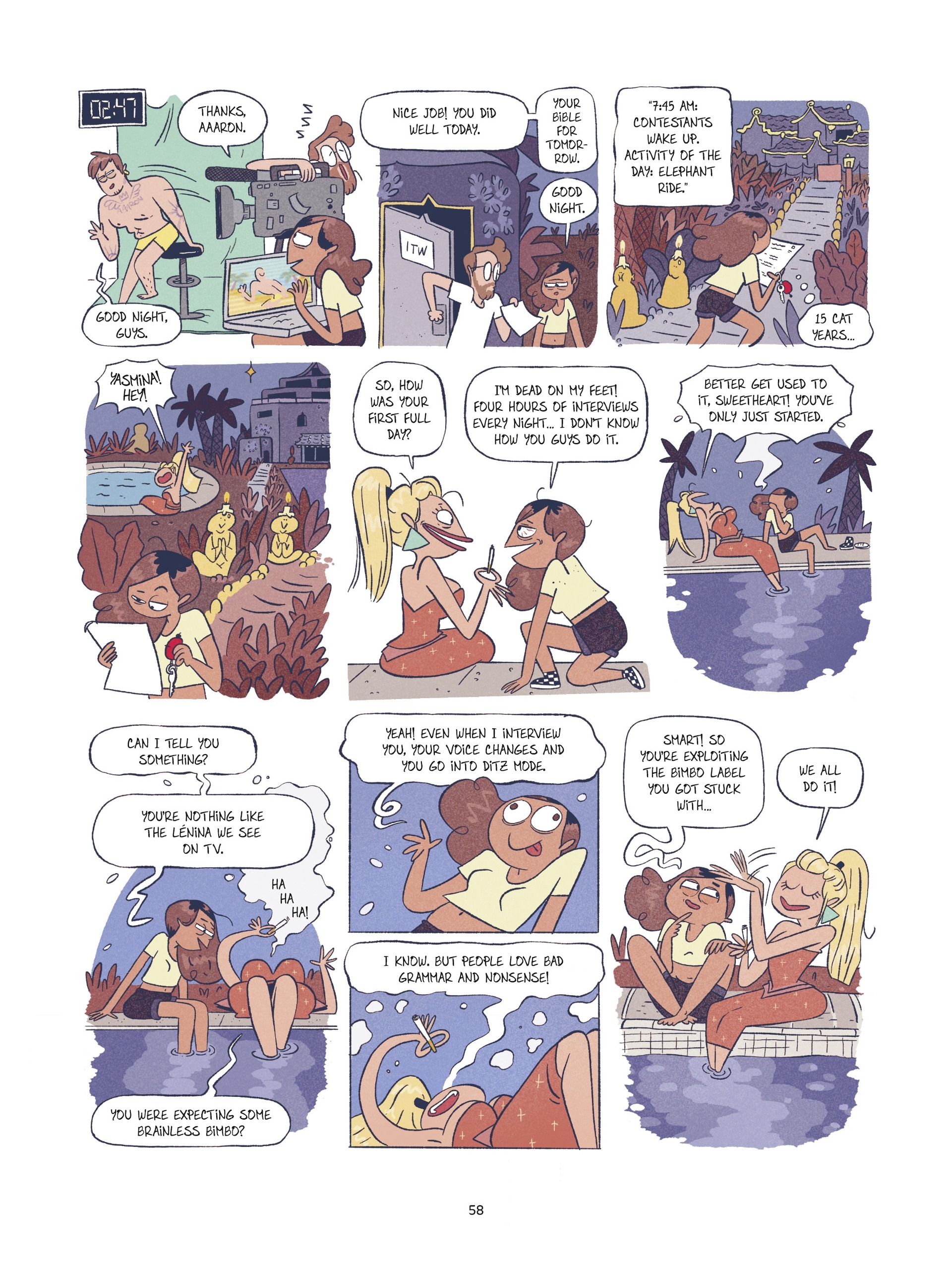 Read online Praising the Surface Behind the Scenes of Reality TV comic -  Issue # TPB - 53
