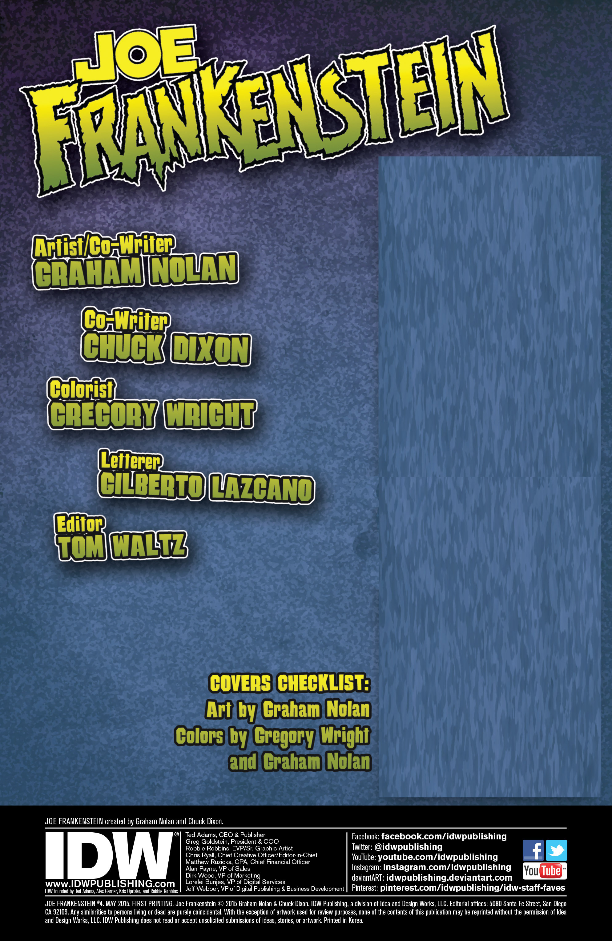 Read online Joe Frankenstein comic -  Issue #4 - 2