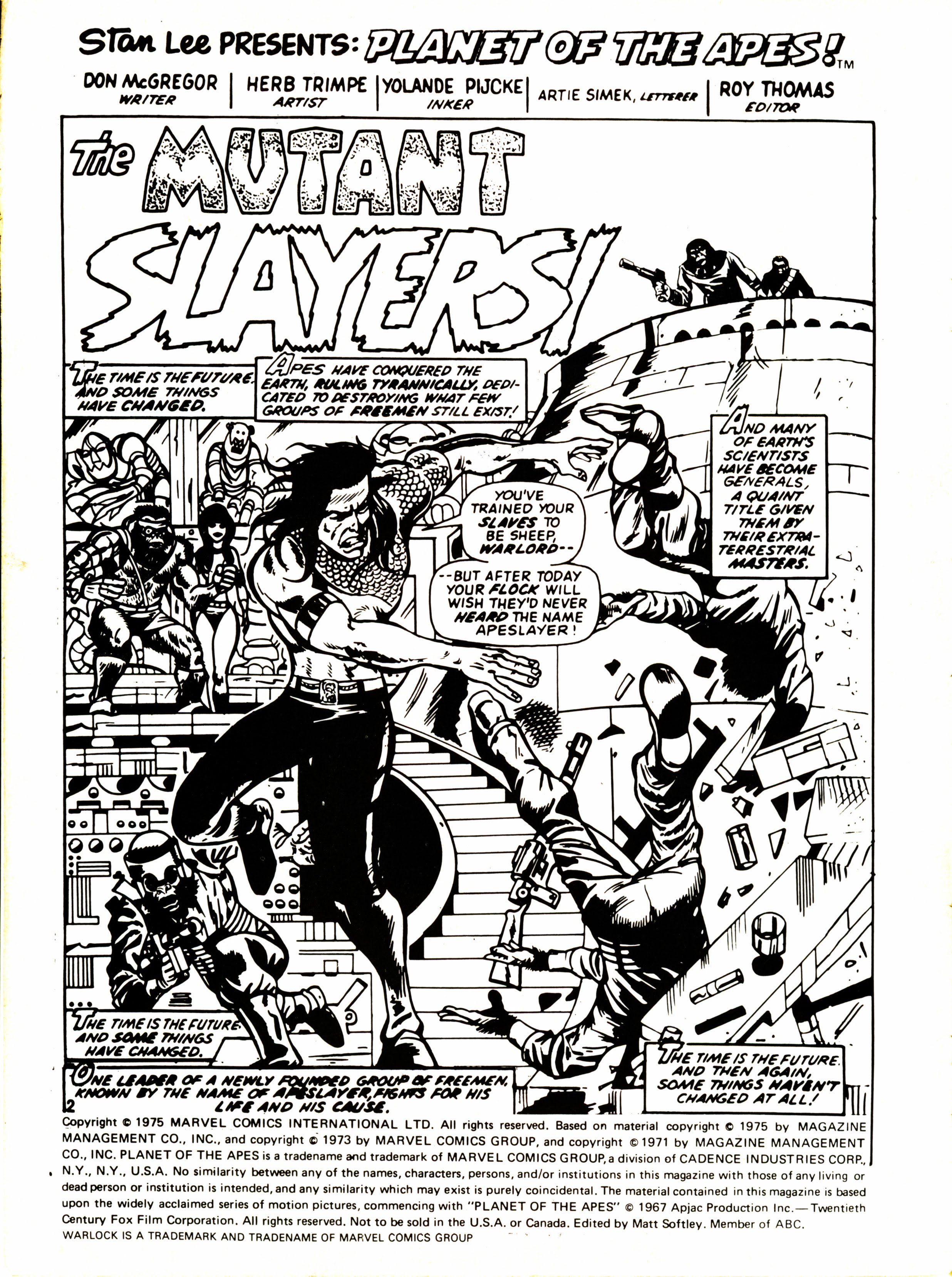 Read online Planet of the Apes (1974) comic -  Issue #29 - 2
