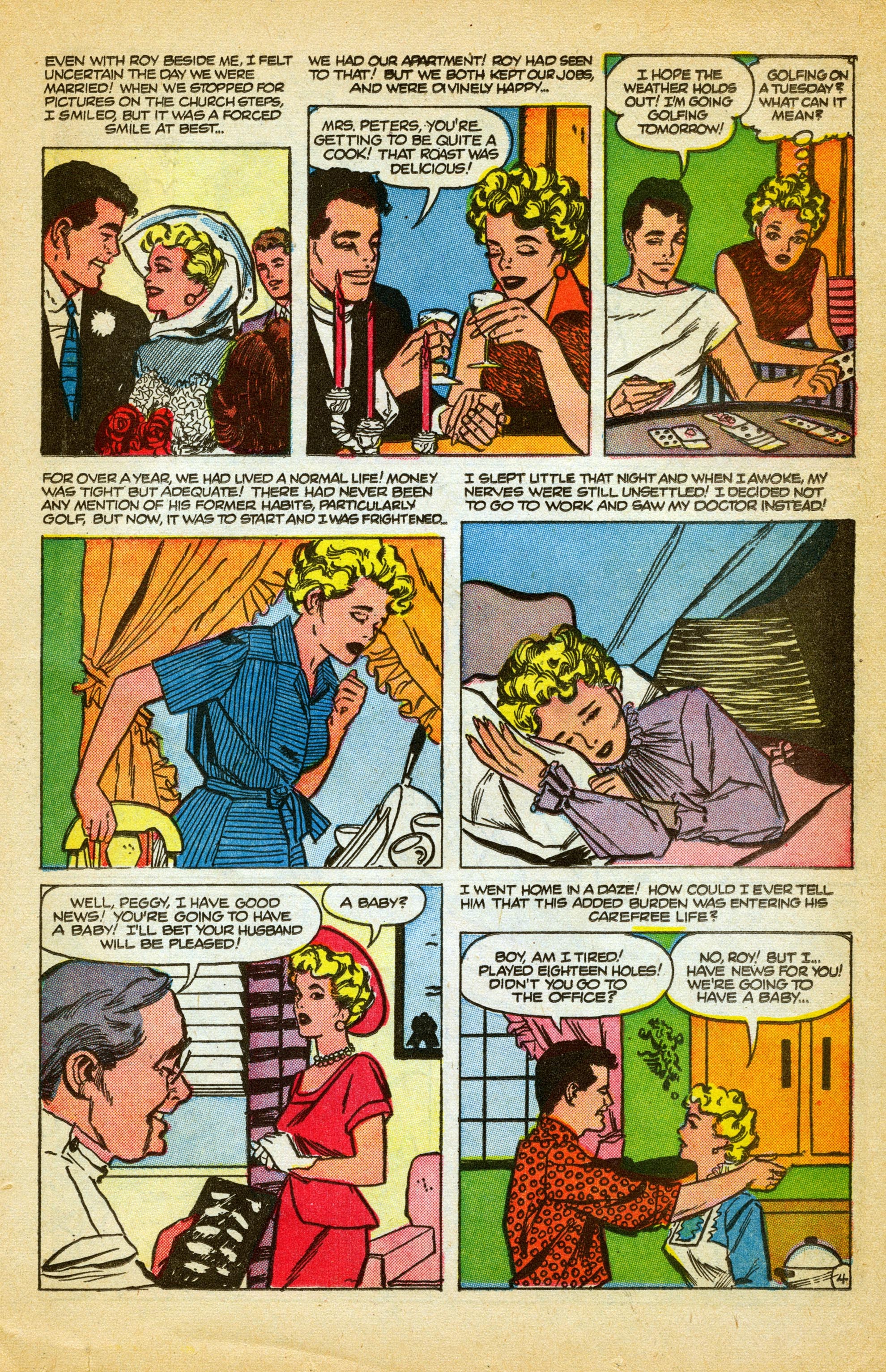 Read online Love Romances comic -  Issue #54 - 23