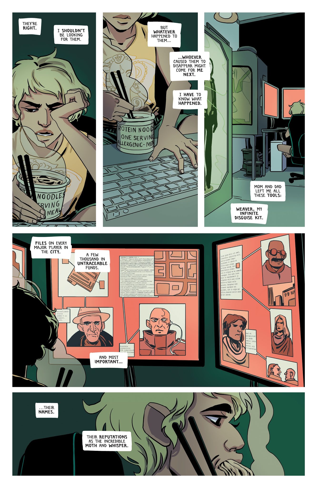 Read online Moth & Whisper comic -  Issue #1 - 25