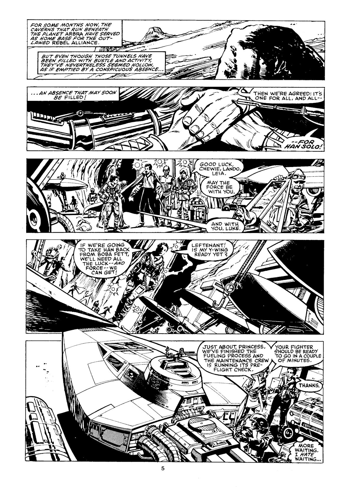 Read online Star Wars Weekly comic -  Issue #168 - 5