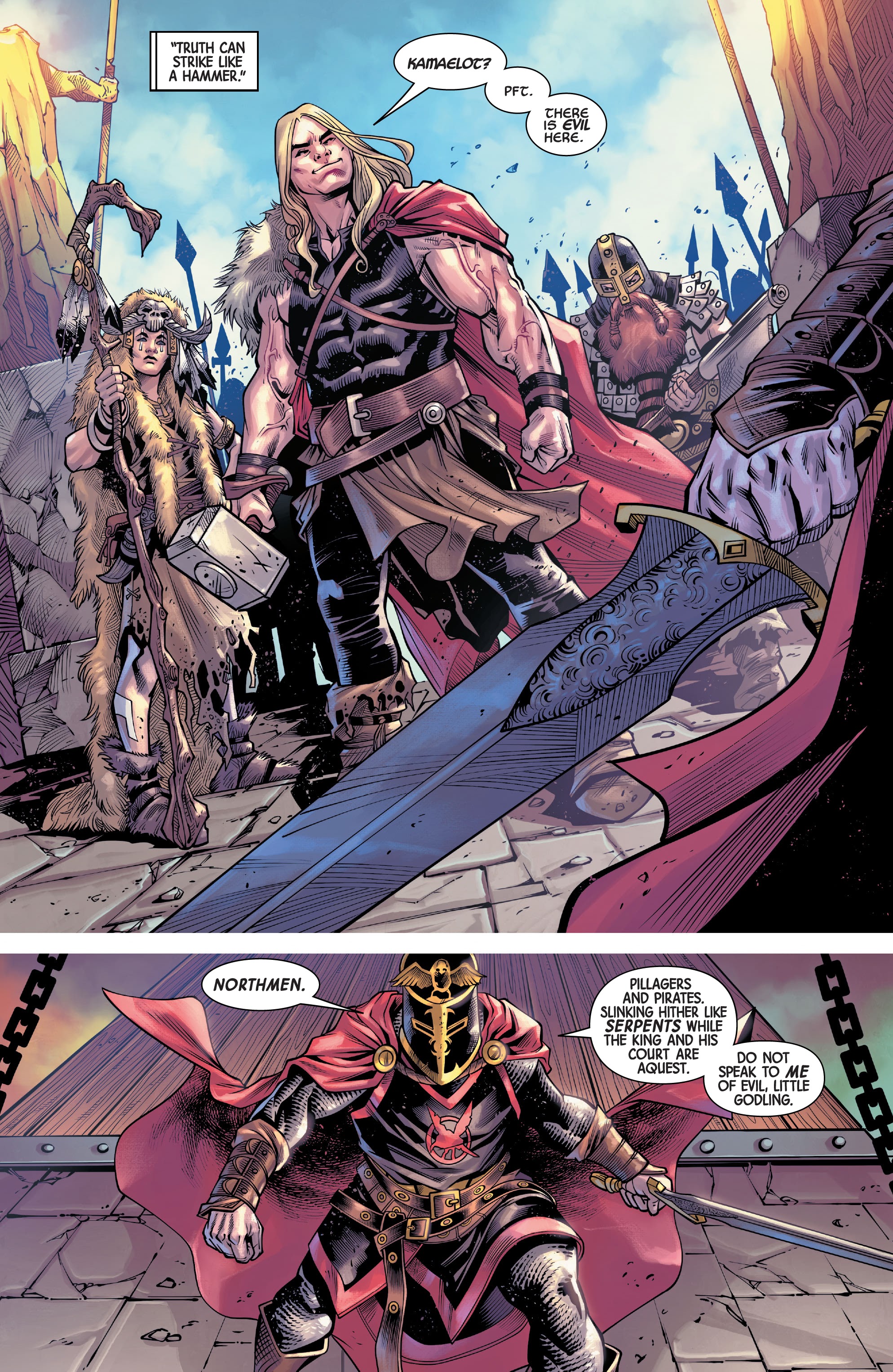 Read online Black Knight: Curse Of The Ebony Blade comic -  Issue #3 - 10