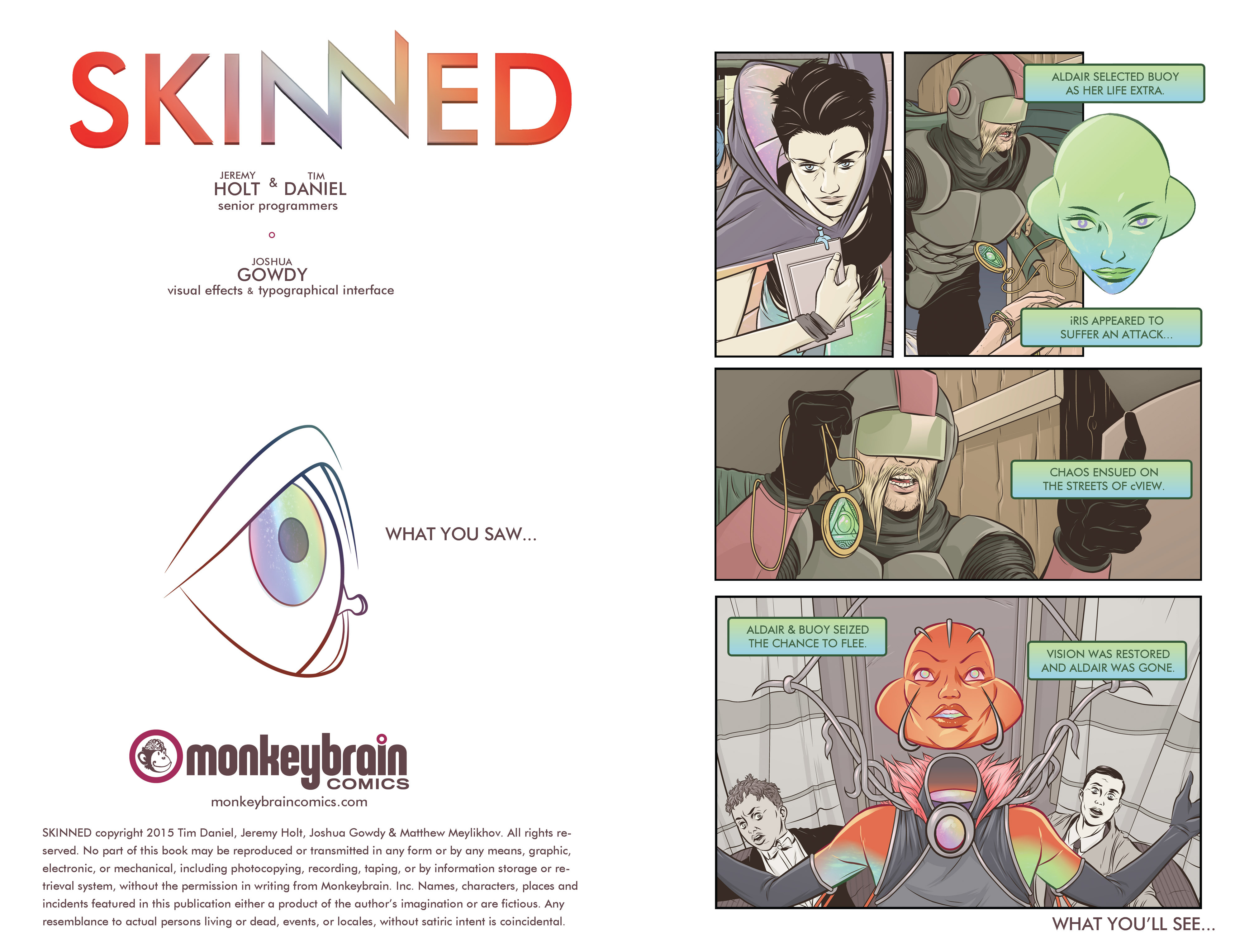 Read online Skinned comic -  Issue #4 - 2