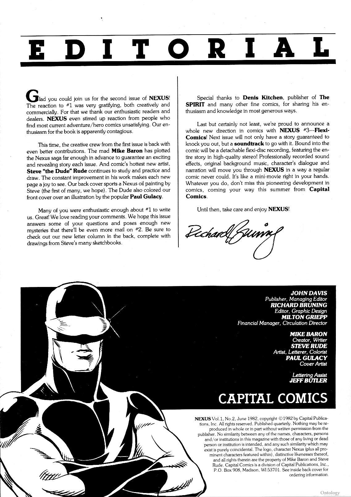 Read online Nexus comic -  Issue #2 - 2