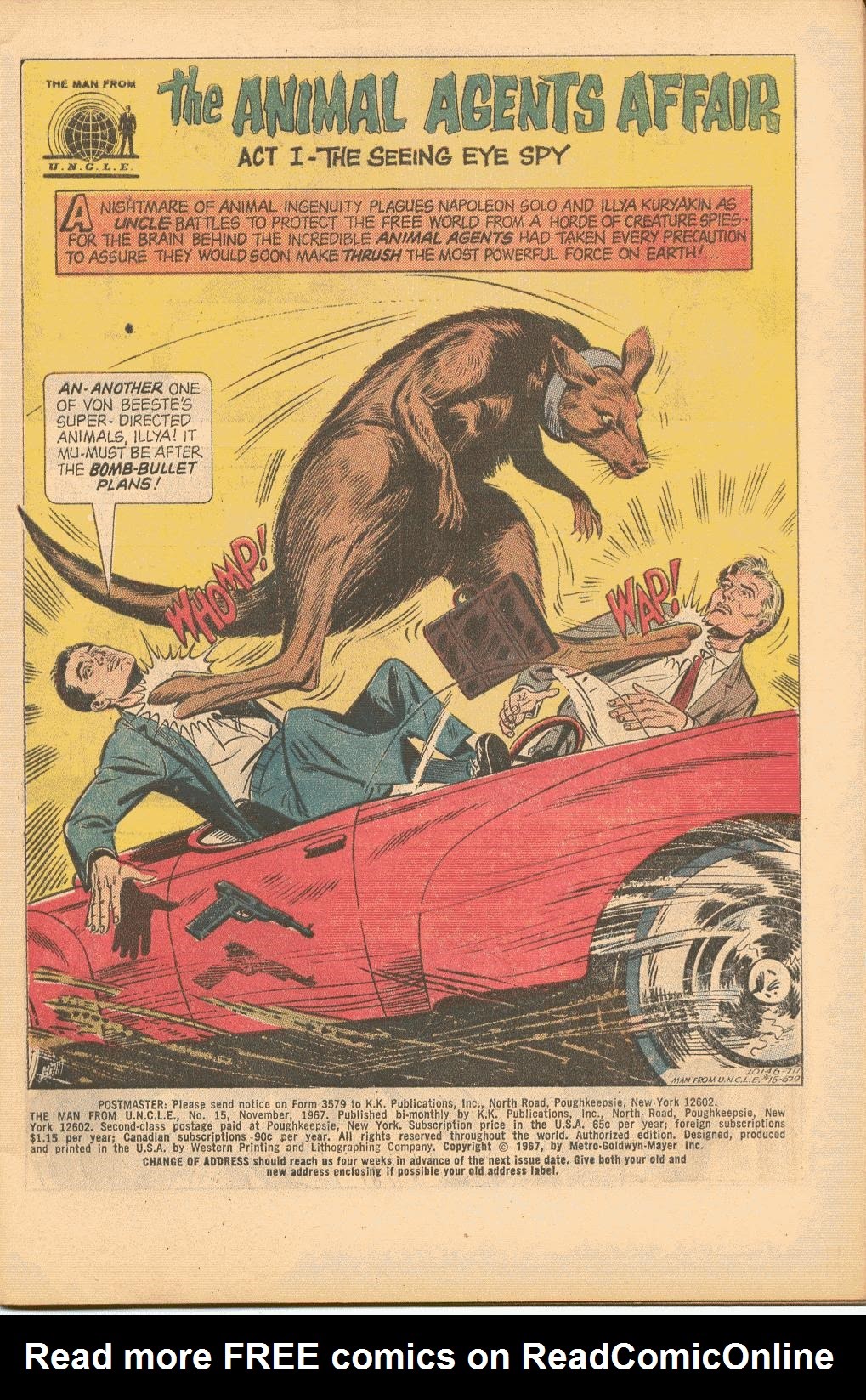 Read online The Man From U.N.C.L.E. comic -  Issue #15 - 3
