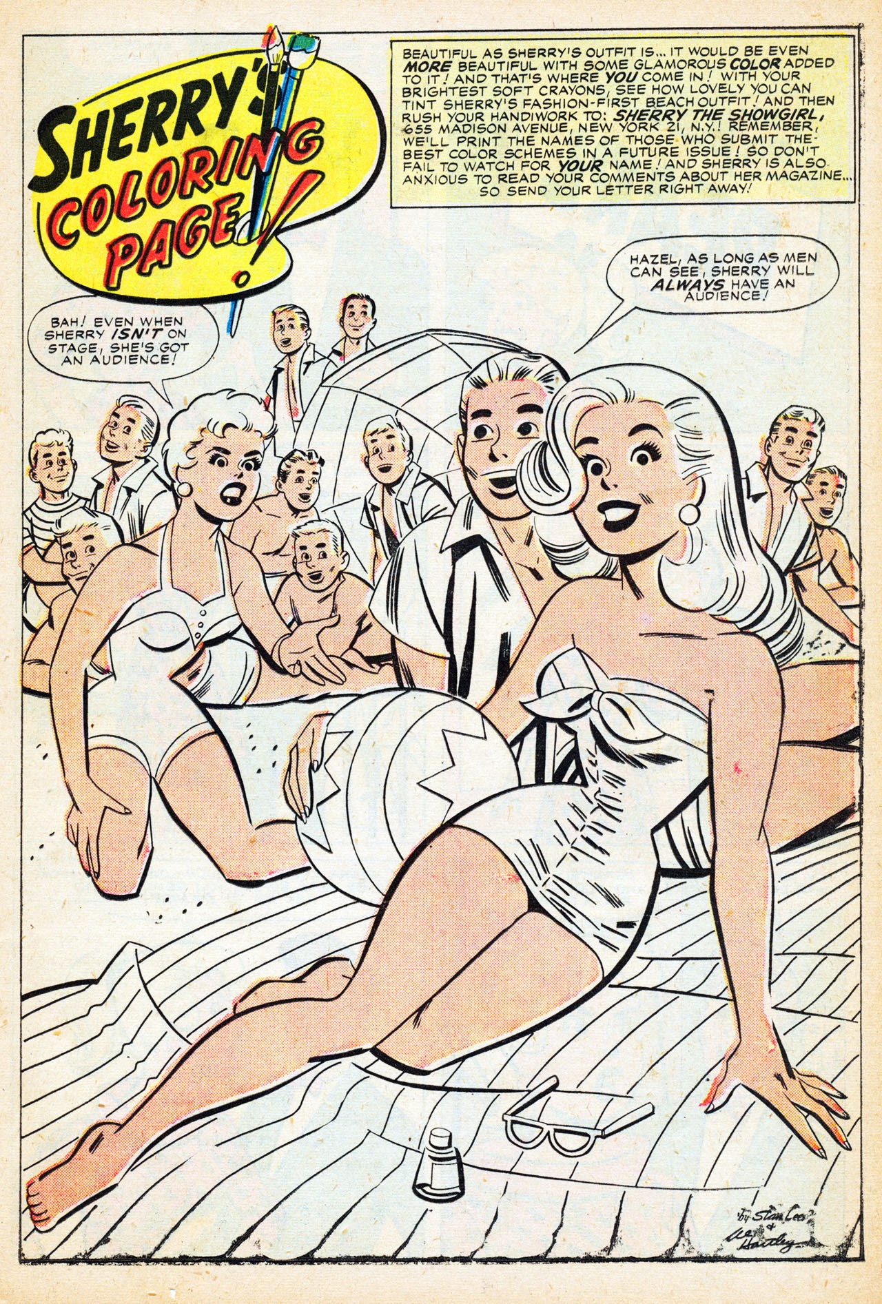 Read online Sherry the Showgirl (1957) comic -  Issue #7 - 23